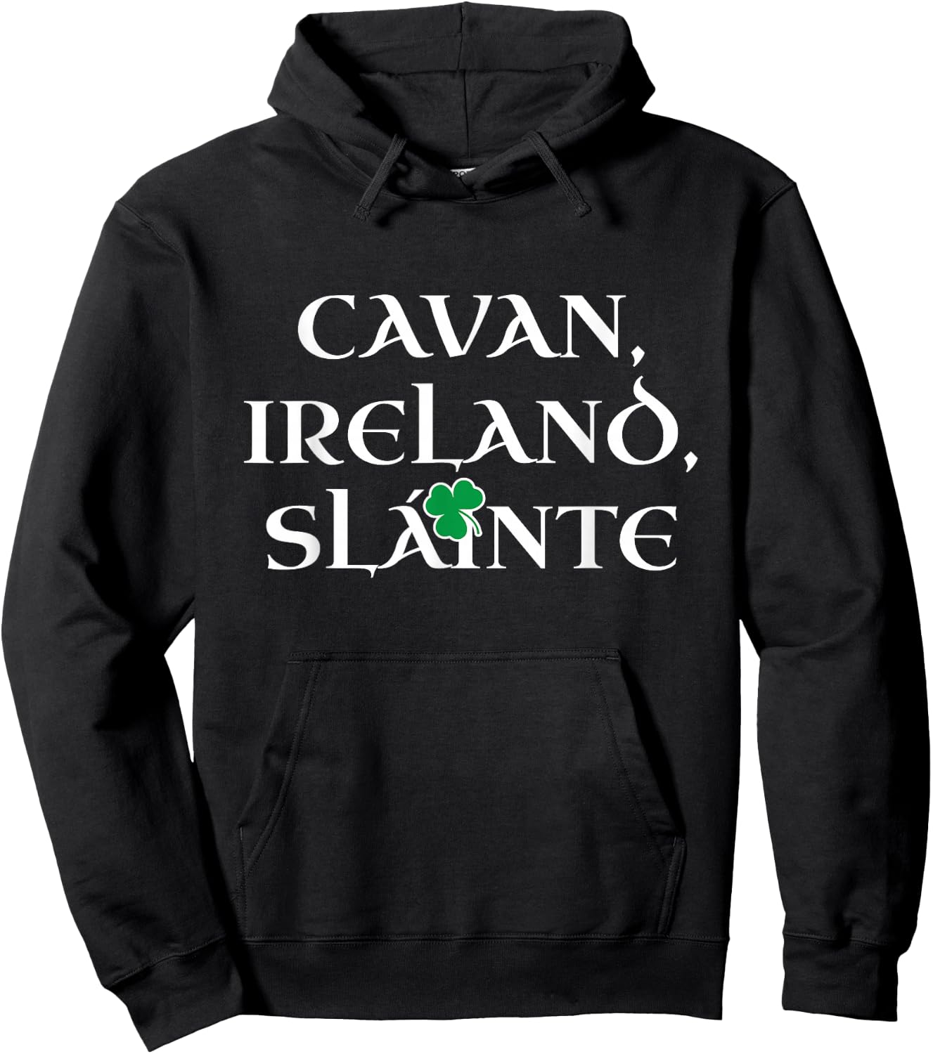 County Cavan Ireland Gift Cavan Gaelic Residents Hoodie - Hoodie | Black