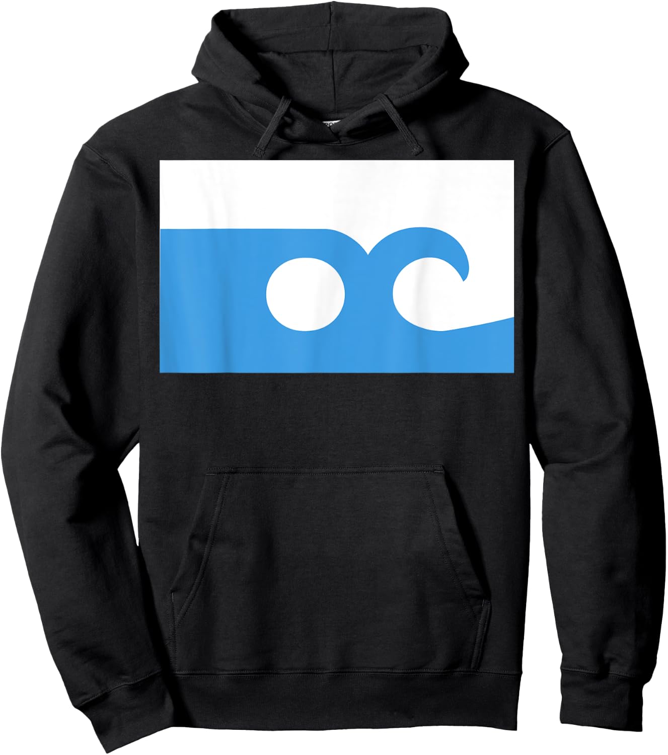 Flag of Ocean City Maryland T Shirt Hoodie - Hoodie | Black