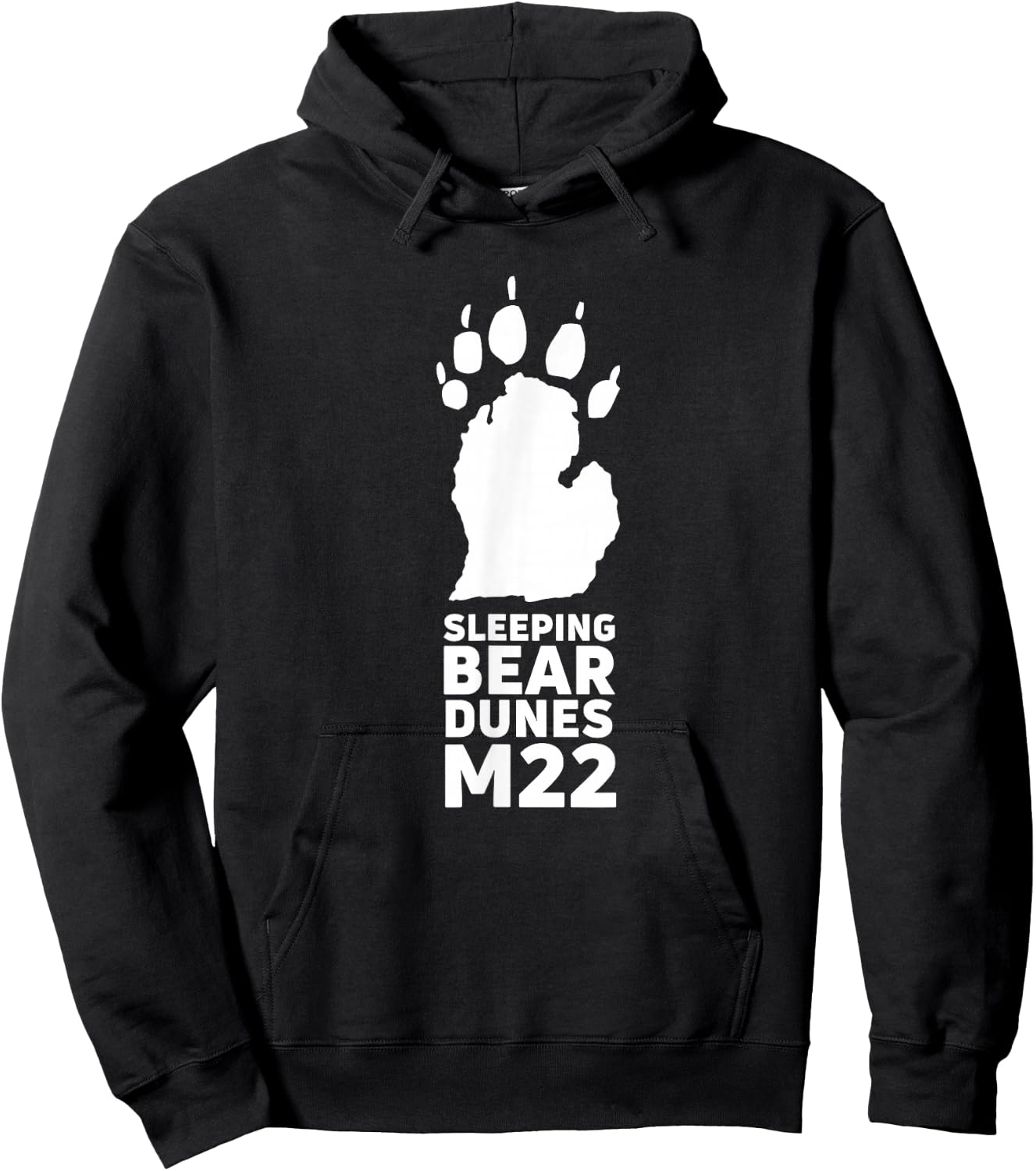 Michigan Sleeping Bear Dunes Shirt Great Lakes Vacation Gift Hoodie - Hoodie | Black
