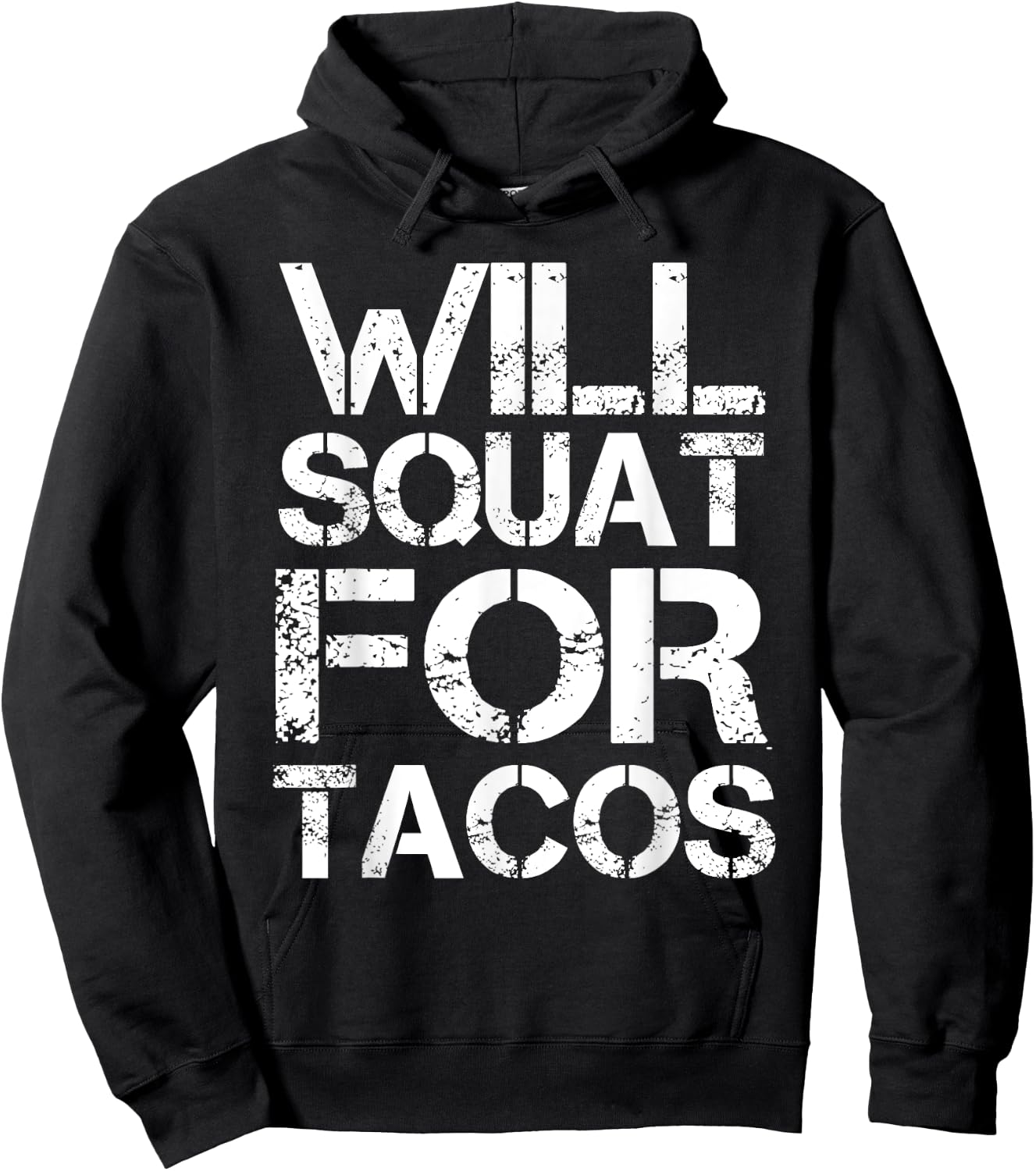 Cinco De Mayo Will Squat For Tacos Fitness Gym Workout Shirt Hoodie - Hoodie | Black