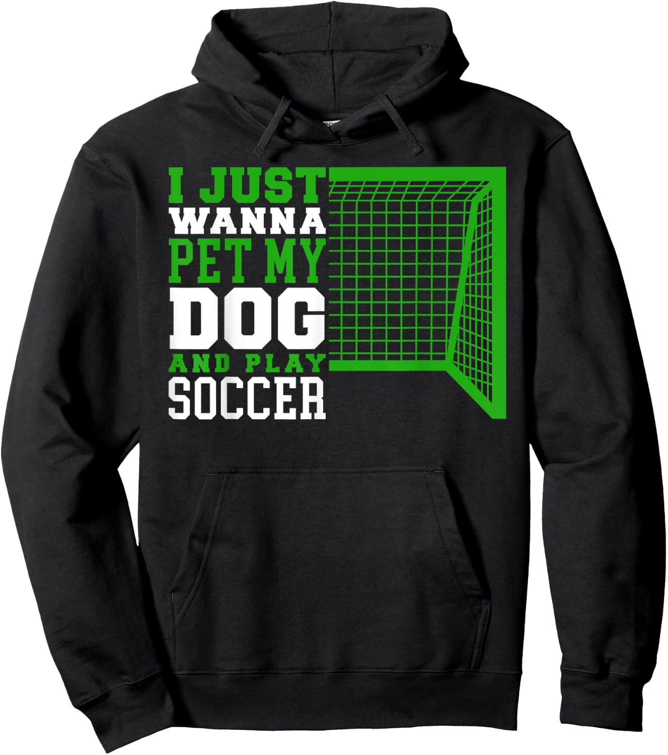 Funny Boys Pet My Dog And Play Soccer Hoodie - Hoodie | Black
