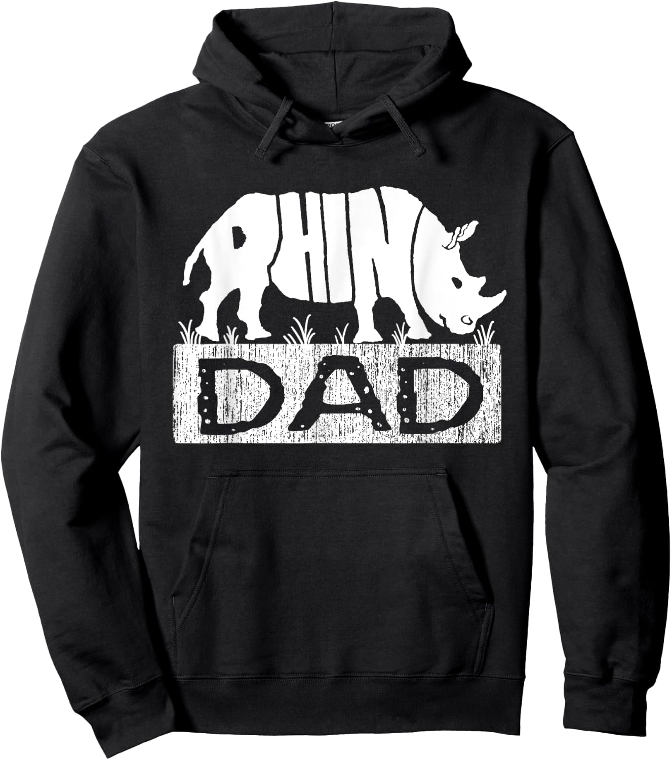 Rhino Dad Funny Rhinos Chubby Unicorns shirts Gifts Hoodie - Hoodie | Black