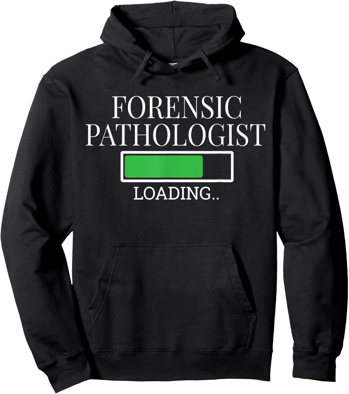 Forensic Pathologist Loading In Progress Future Diagnostic Hoodie - Hoodie | Black