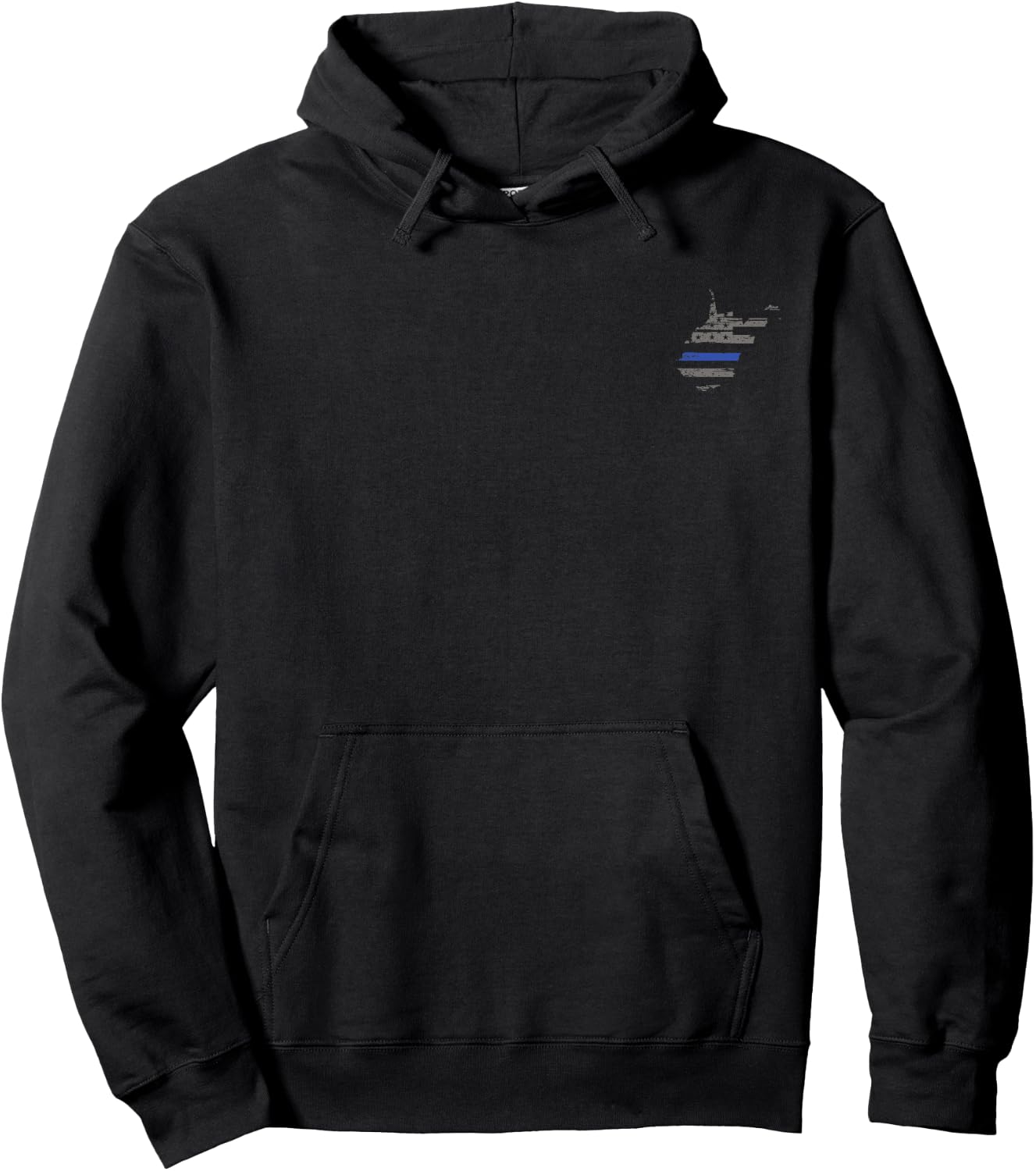 West Virginia Police, Law Enforcement Thin Blue Line Shirt Hoodie - Hoodie | Black