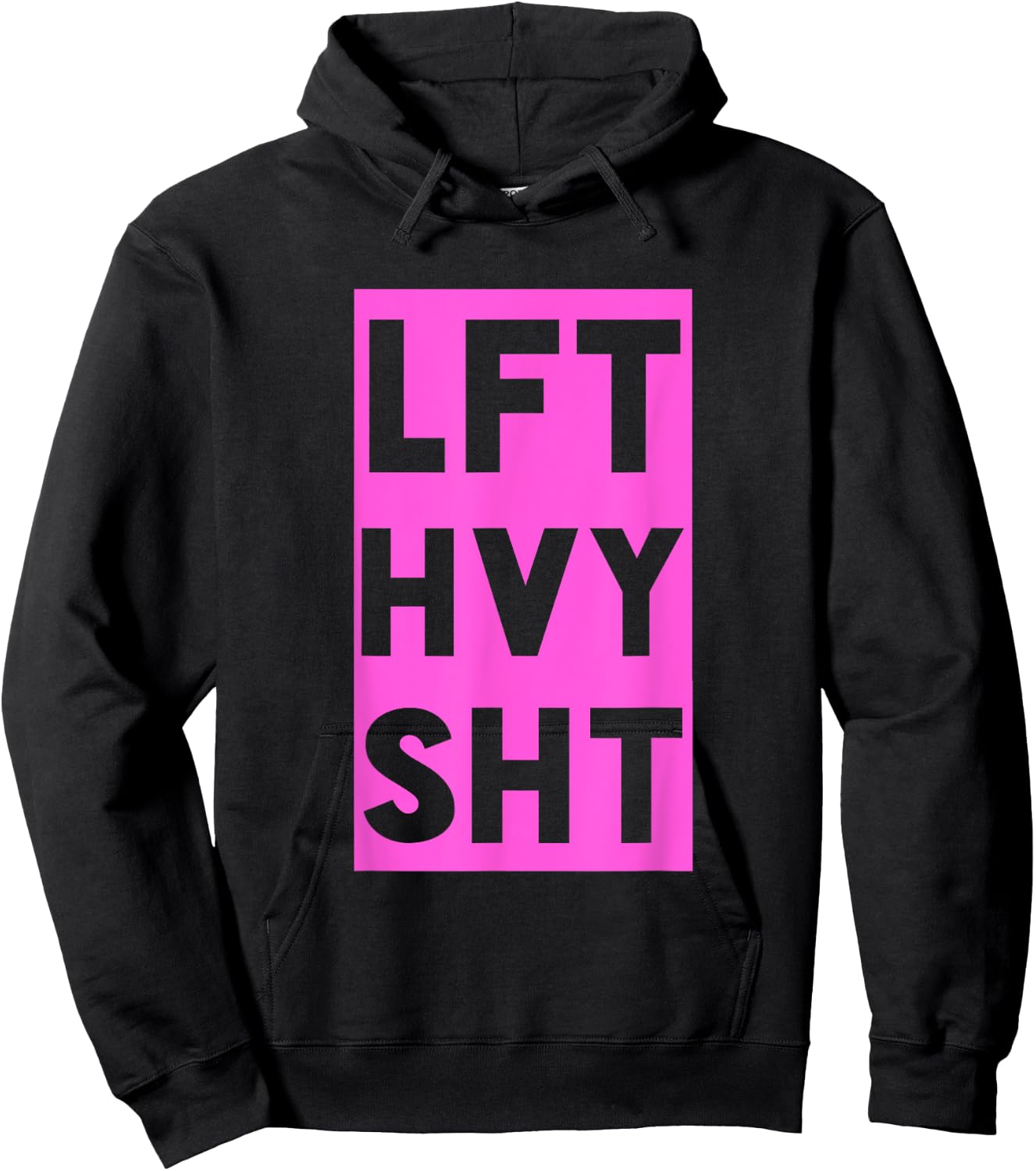 Lft Hvy Sht Funny Lift Heavy Weigh Lifting Hoodie - Hoodie | Black
