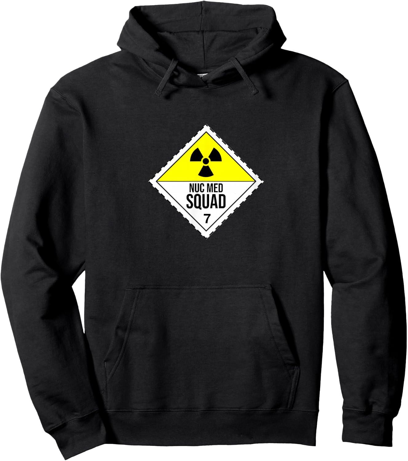 NUC MED SQUAD SHIRT, Funny Nuclear Medicine Hoodie - Hoodie | Black
