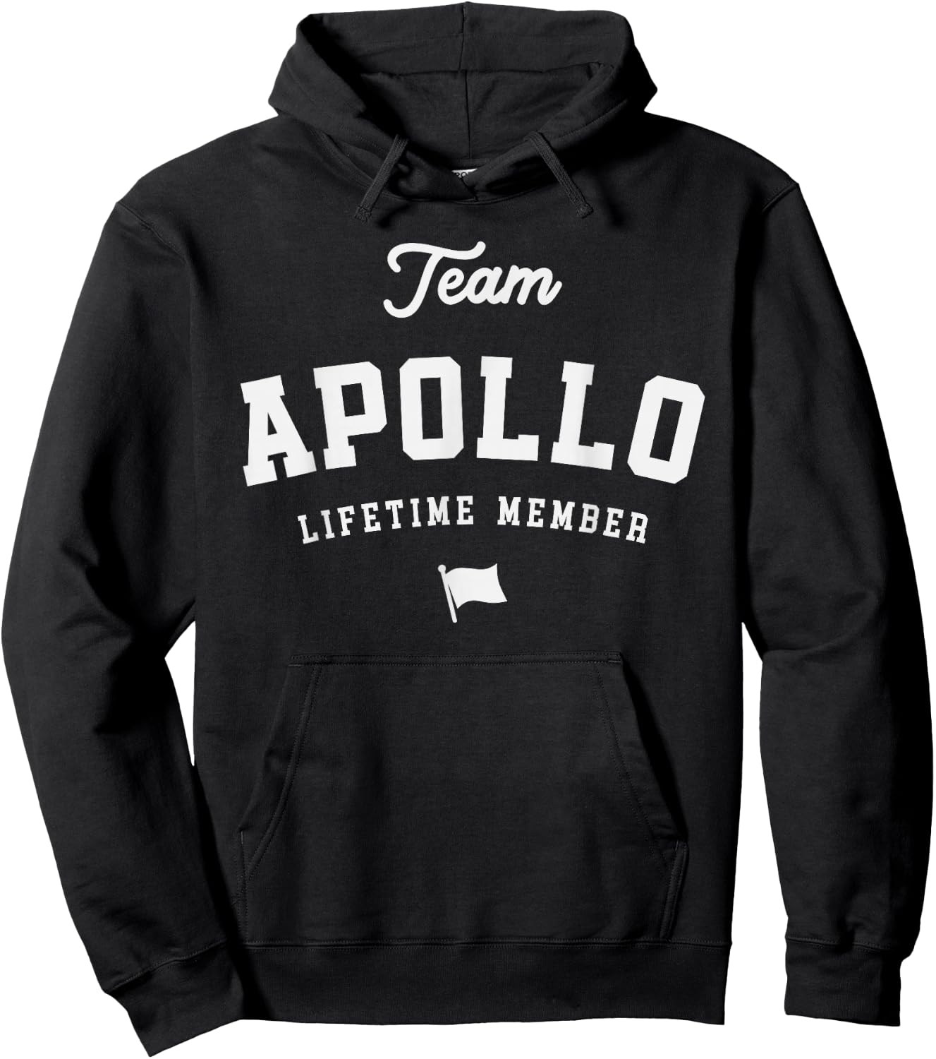 Team Apollo Lifetime Member Funny Name Apollo Hoodie - Hoodie | Black