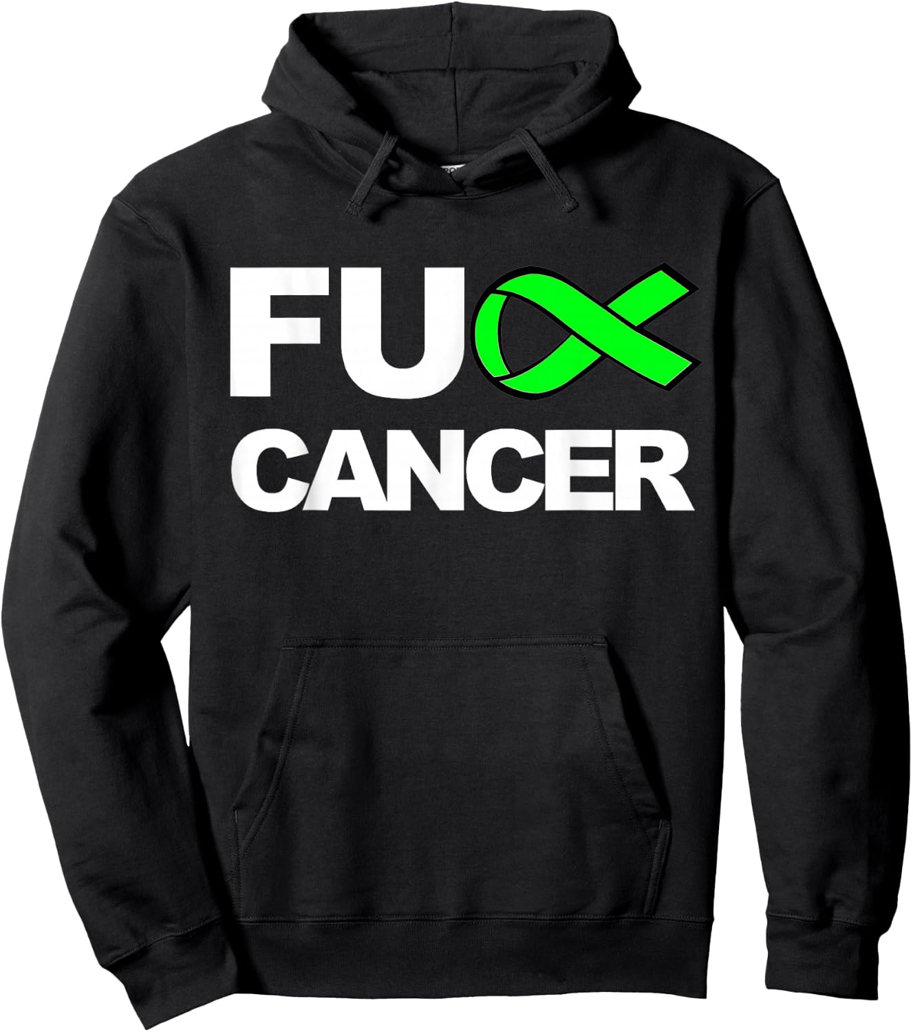 Fuck Cancer Lymphoma Awareness Shirt | Lymphoma Awareness T Hoodie - Hoodie | Black