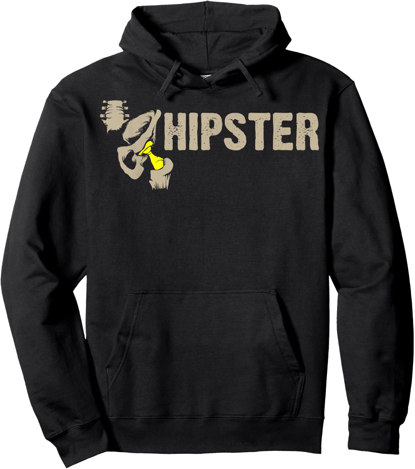 Hipster Shirt | Cute Orthopaedic Surgery Gift Hoodie - Hoodie | Black