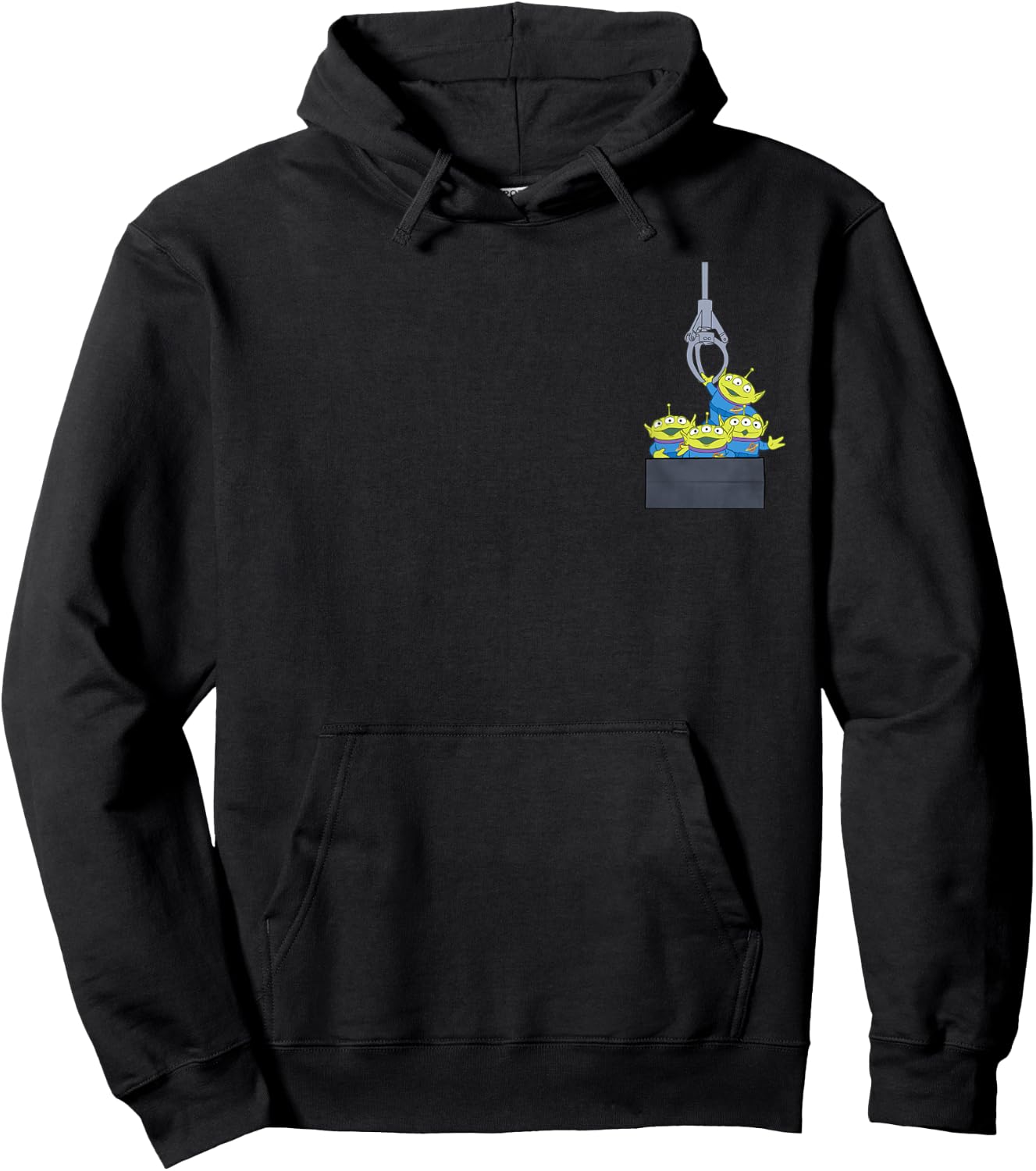 Disney Pixar Toy Story Aliens Claw Machine Pocket Hoodie - Hoodie | Black