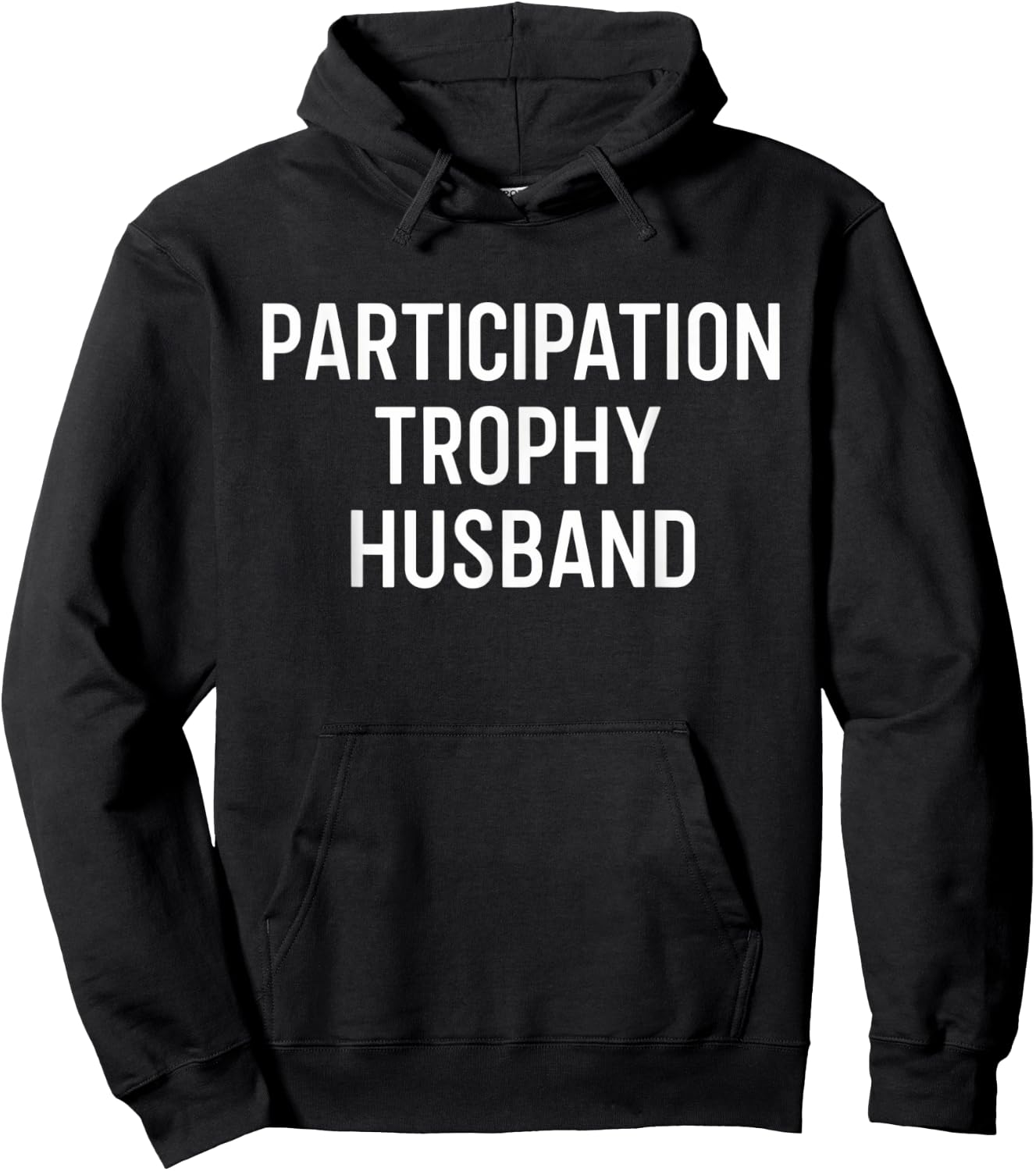 Christmas Birthday Spouse Participation Trophy Husband Hoodie - Hoodie | Black