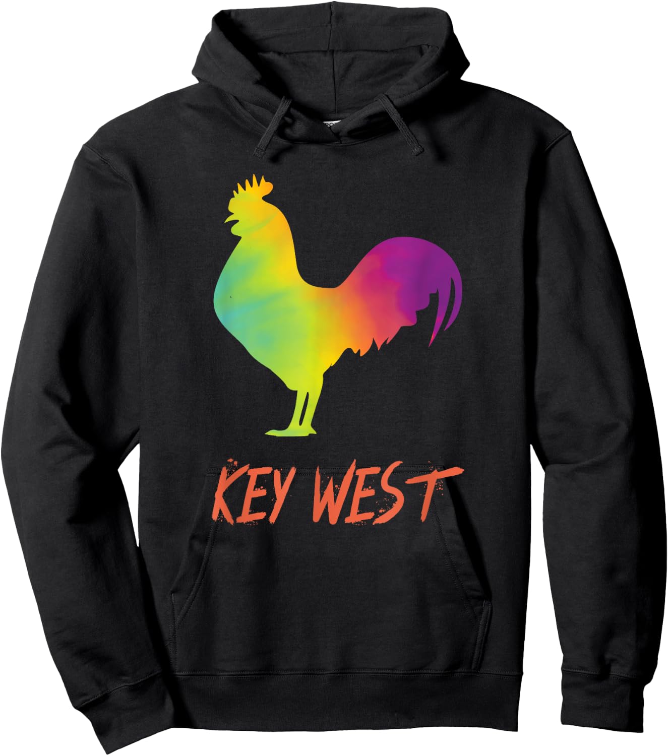 Key West Rooster Hoodie - Hoodie | Black