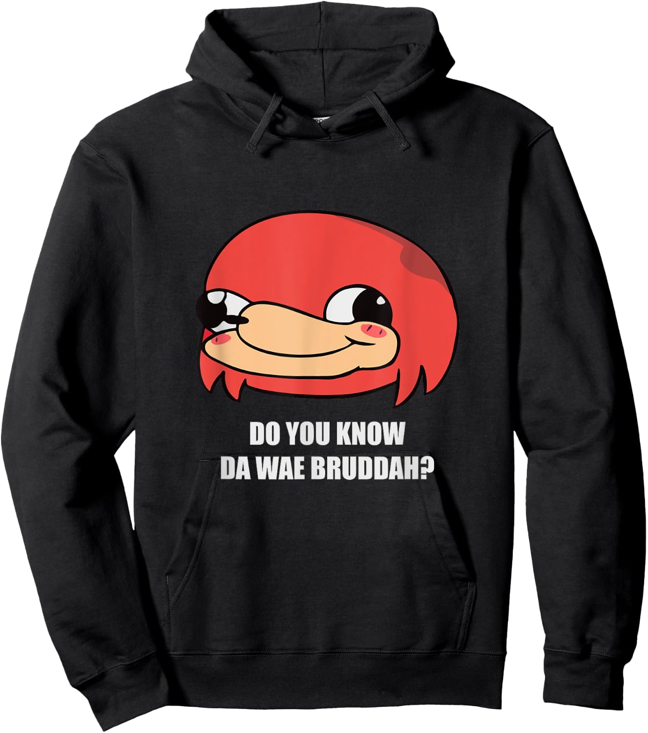 Ugandan Warrior Shirt Vr Know Da Wae Bruddah Funny Meme Men Hoodie - Hoodie | Black