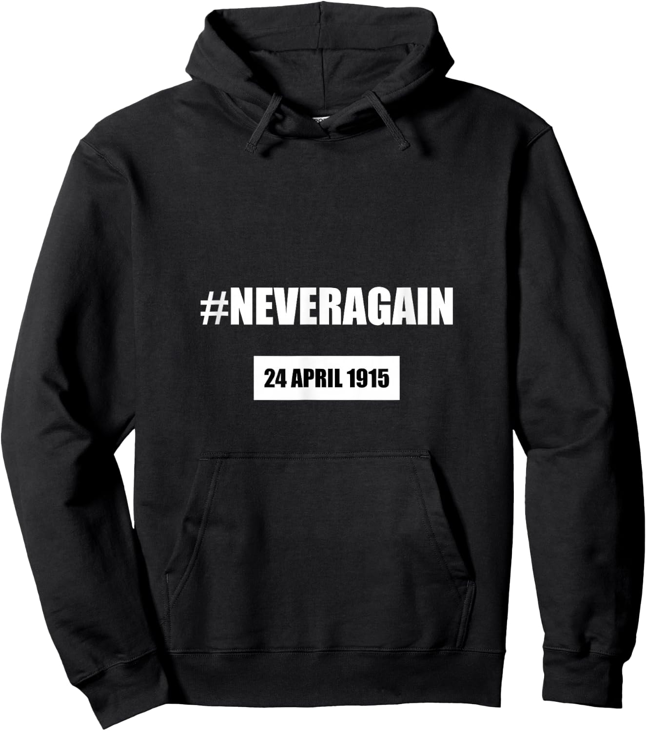 Armenian Genocide Never Again Shirt - April 24 1915 Hoodie - Hoodie | Black
