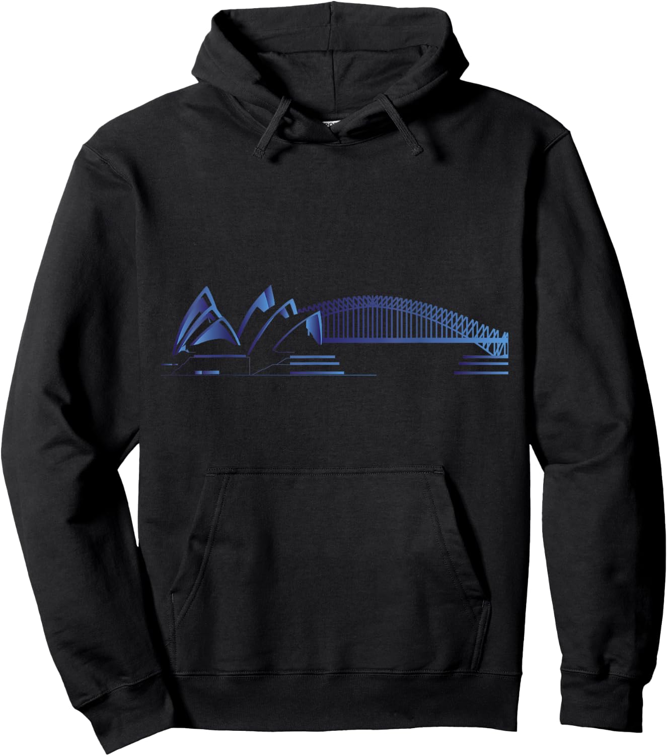 Sydney Skyline Australia Souvenir Gift Hoodie - Hoodie | Black
