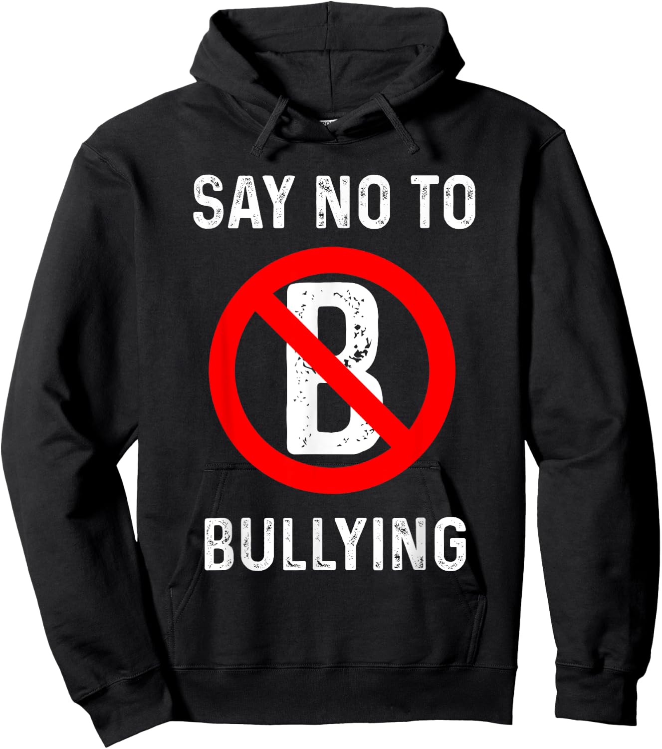 Say No To Bullying kindness Human Rights Cyber Anti Bully Hoodie - Hoodie | Black
