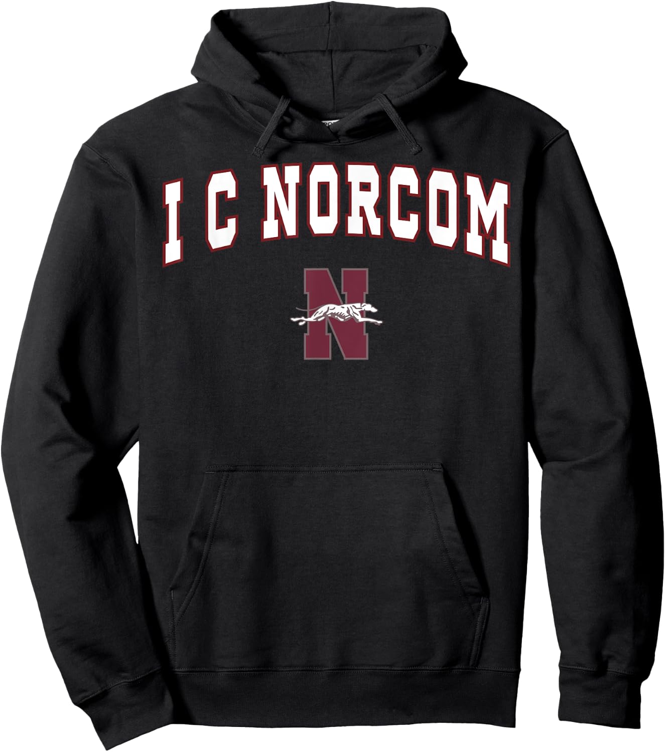 I C Norcom High School Greyhounds C2 Hoodie - Hoodie | Black