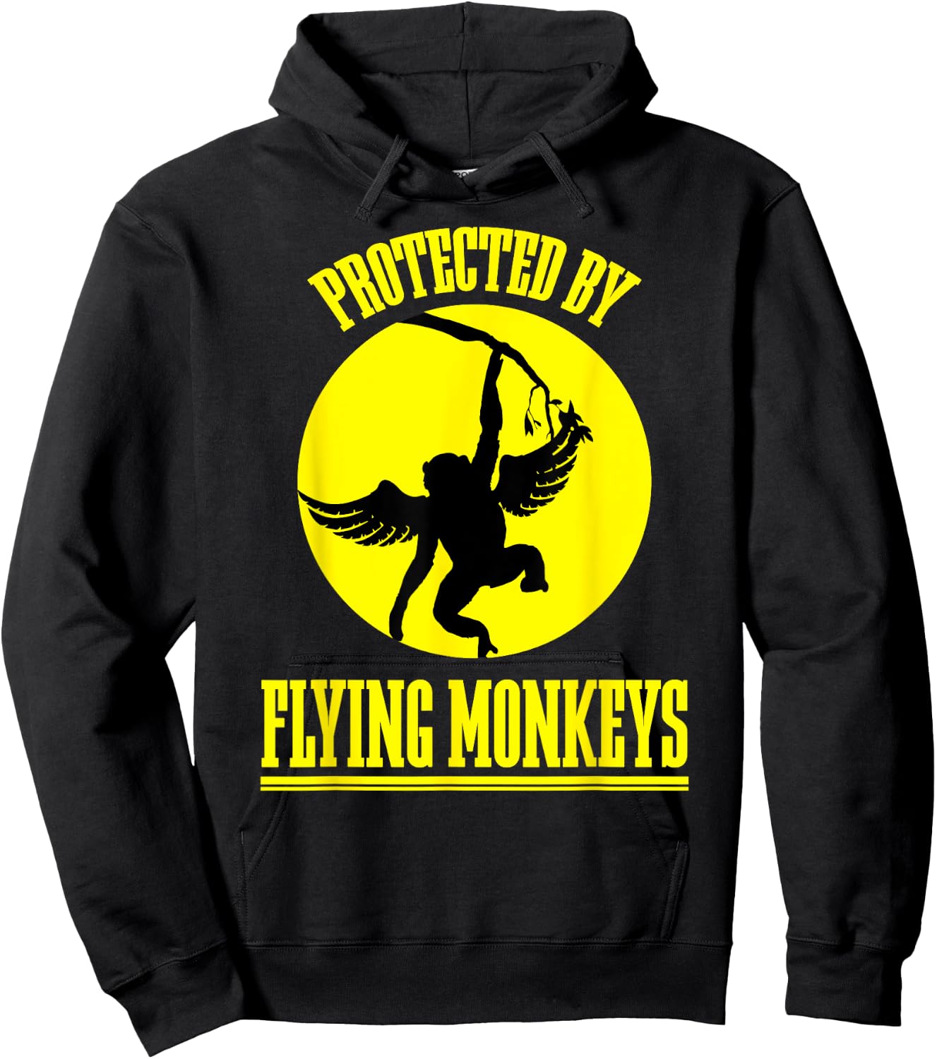 Funny Wizard of OZ Wicked Witch Get My Flying Monkeys Hoodie - Hoodie | Black