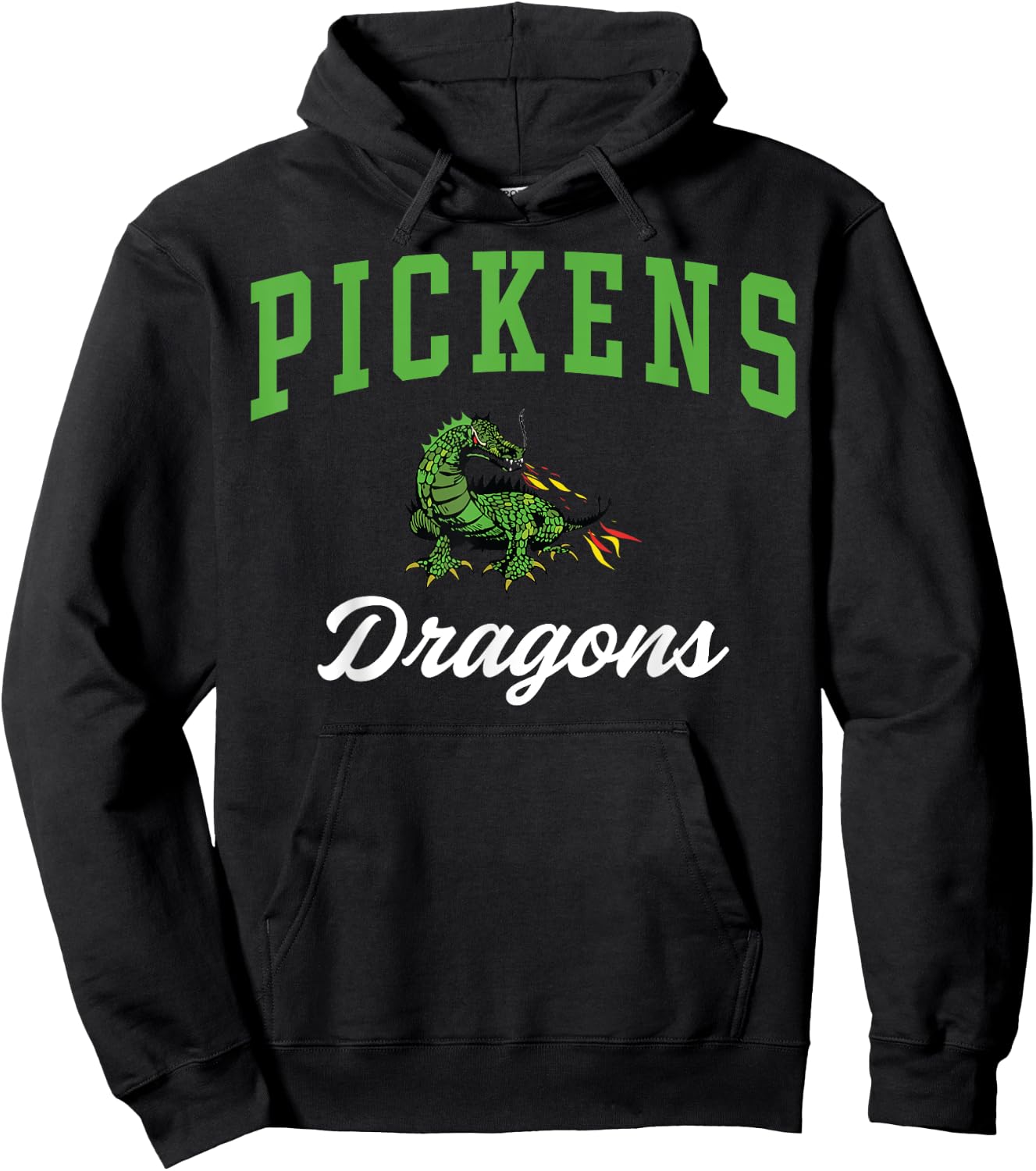 Pickens High School Dragons C3 Hoodie - Hoodie | Black