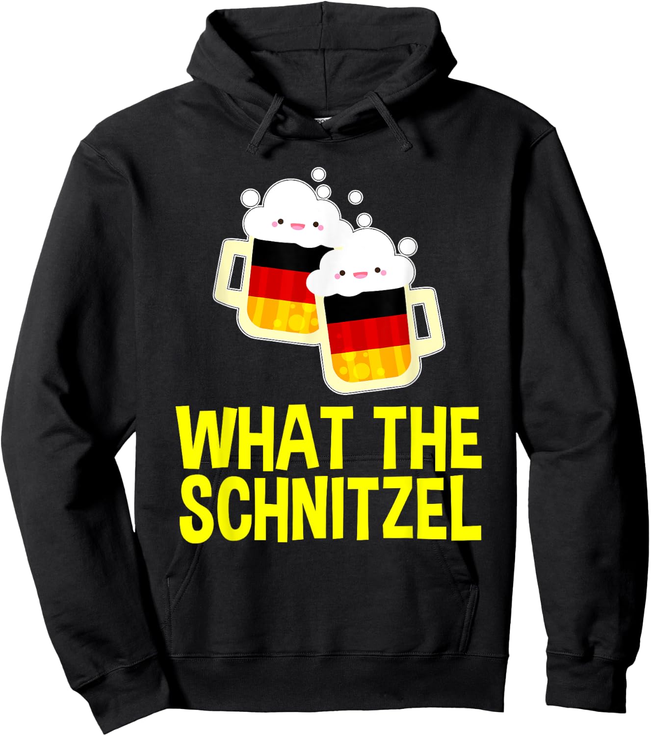 Best Oktoberfest Outfit What the Schnitzel German Beer Gifts Hoodie - Hoodie | Black