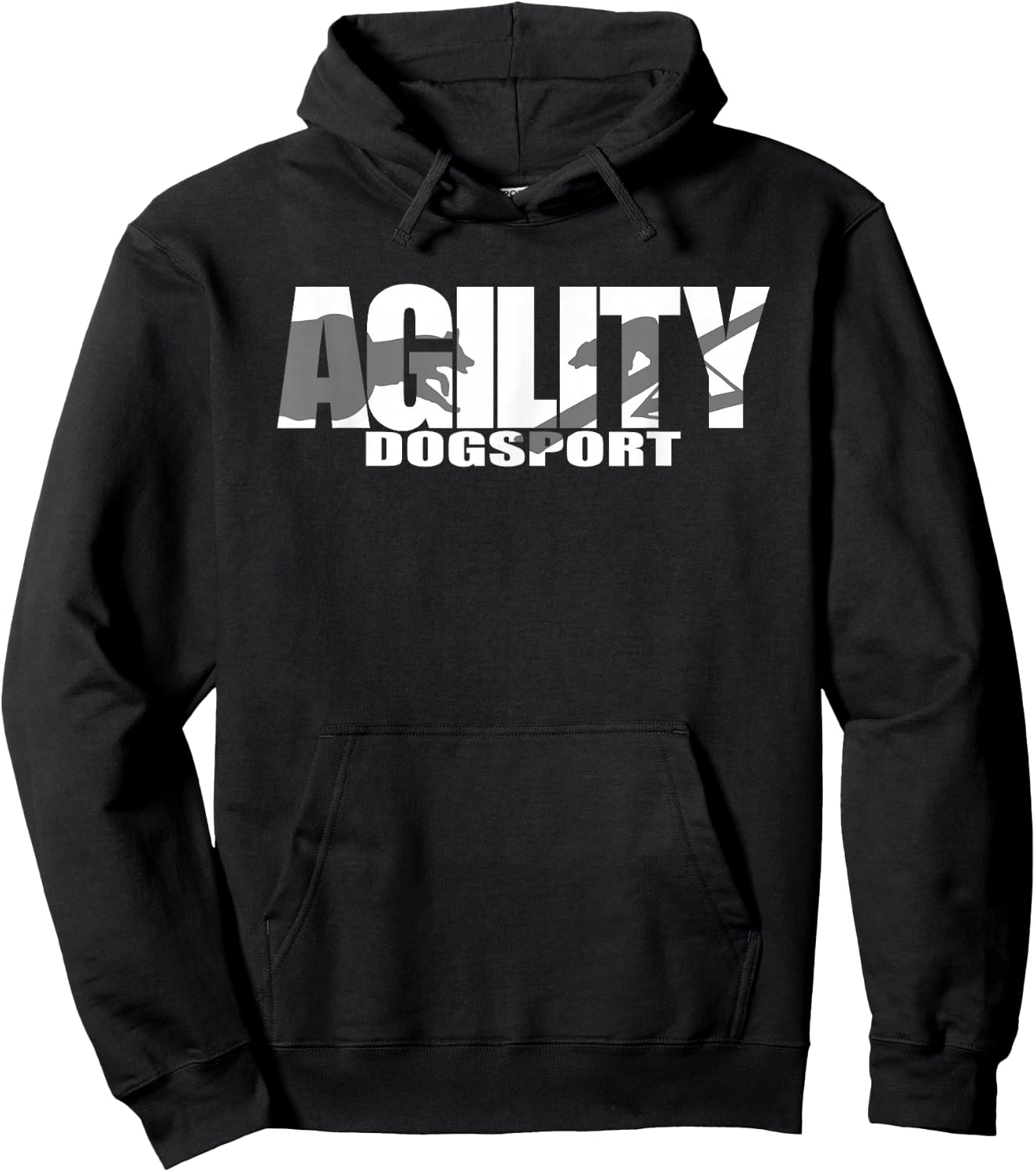 AGILITY dog sport dogsport gift Shirt Hoodie - Hoodie | Black