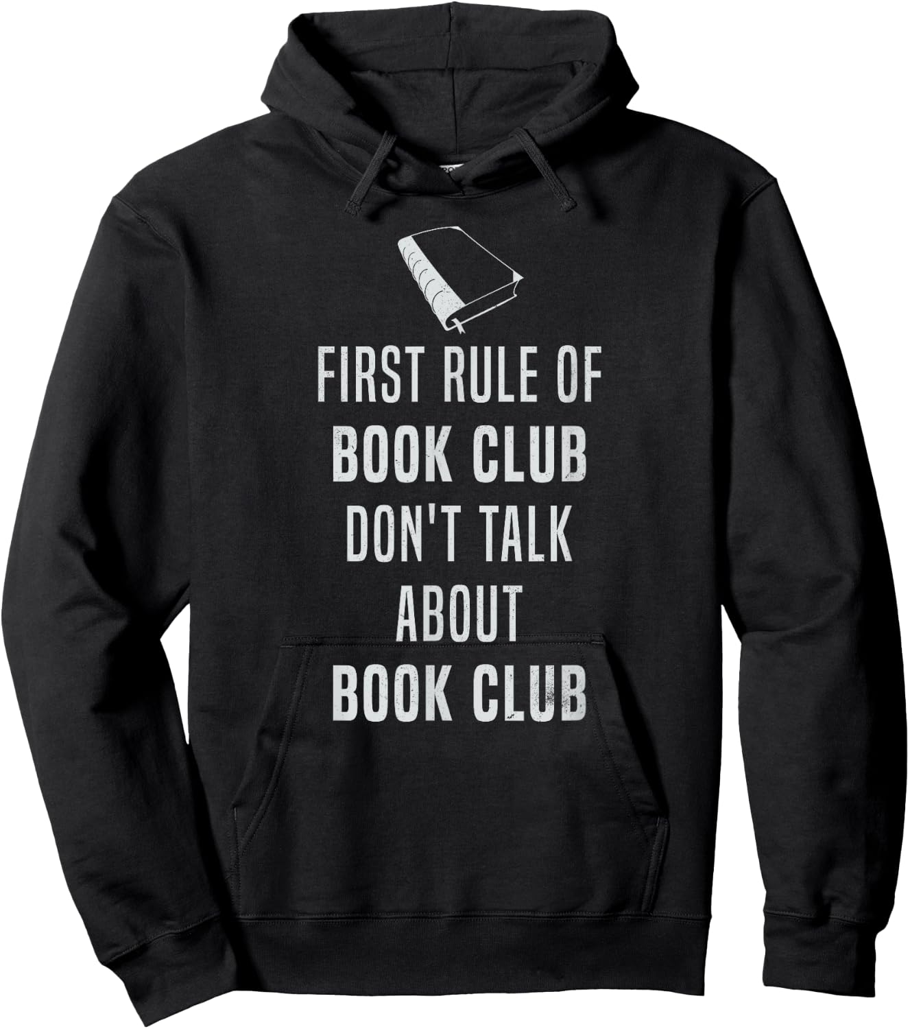 First rule of book club, don't talk about book club Hoodie - Hoodie | Black