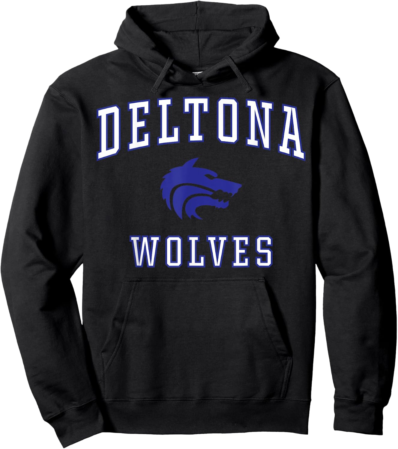 Deltona High School Wolves C1 Hoodie - Hoodie | Black