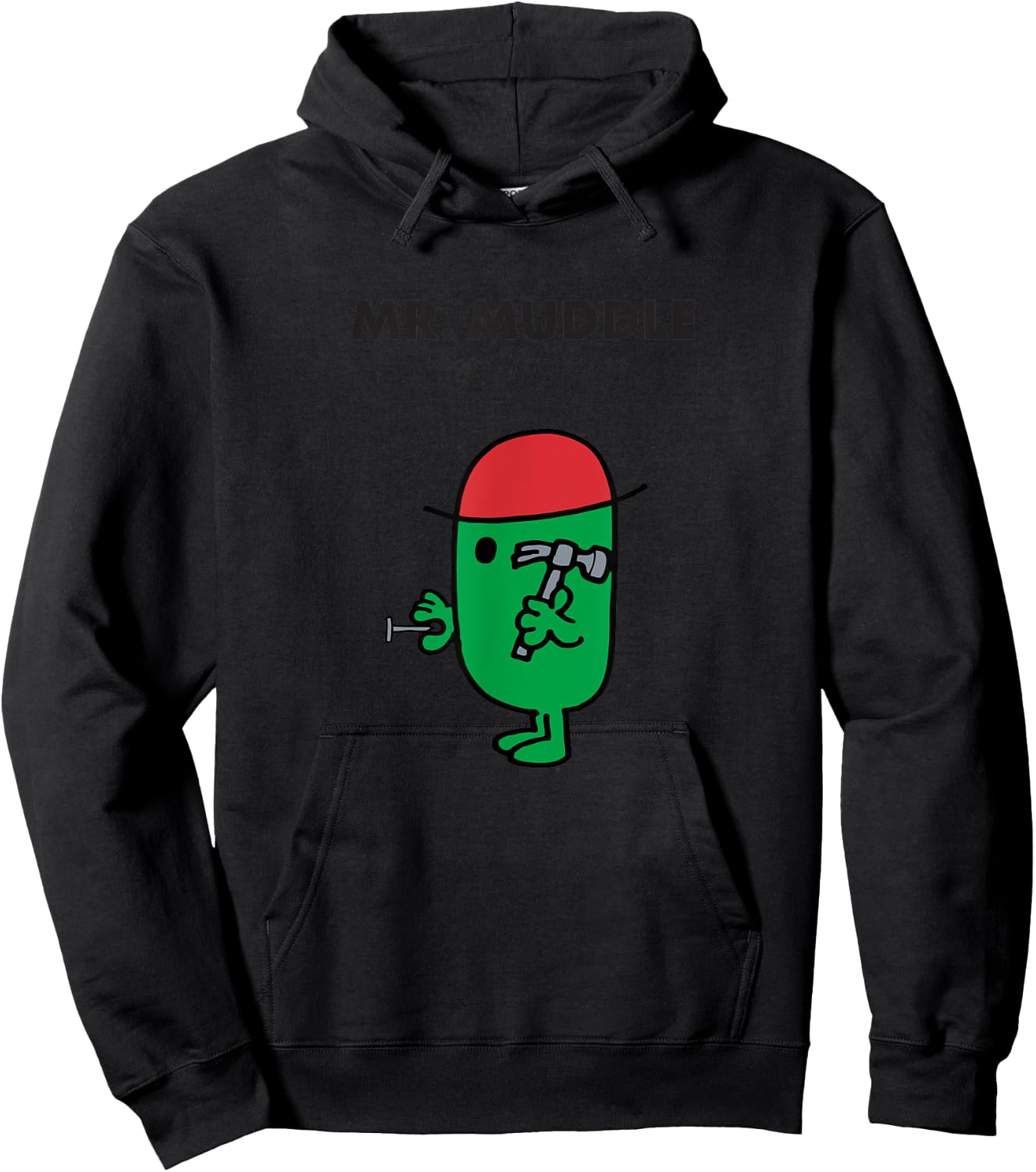 Mr. Men Mr. Muddle Hoodie - Hoodie | Black