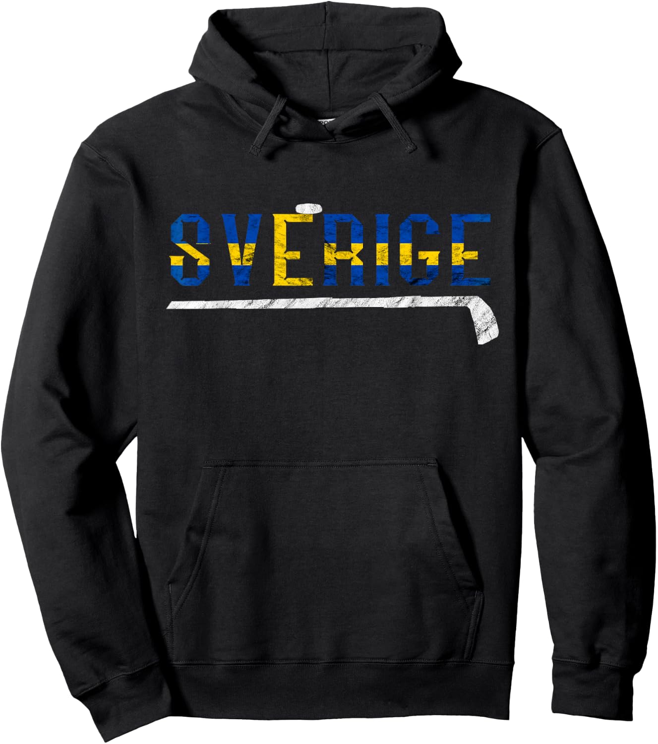 Sverige Swedish Ice Hockey Player Sweden Ice Hockey Hoodie - Hoodie | Black