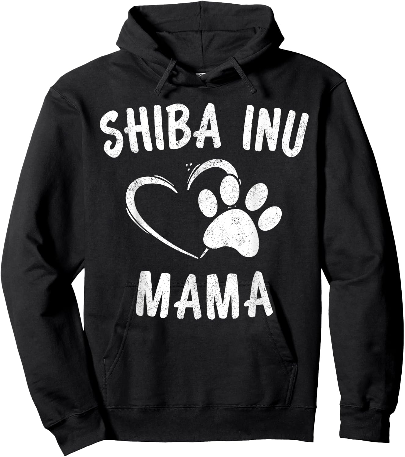 Fun Shiba Inu Mama Gift Pet Lover Apparel Shibe Dog Mom Hoodie - Hoodie | Black