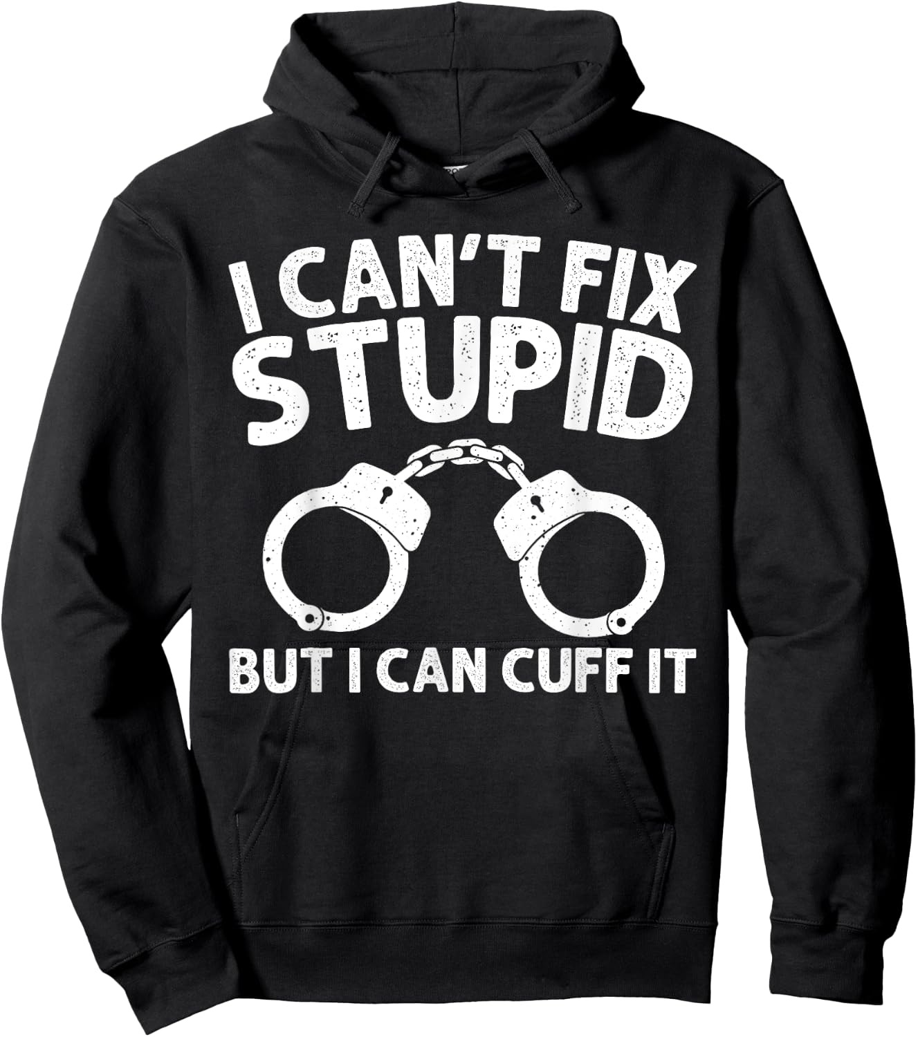 Funny Police Officer Art Women Policeman Cop Police Hoodie - Hoodie | Black