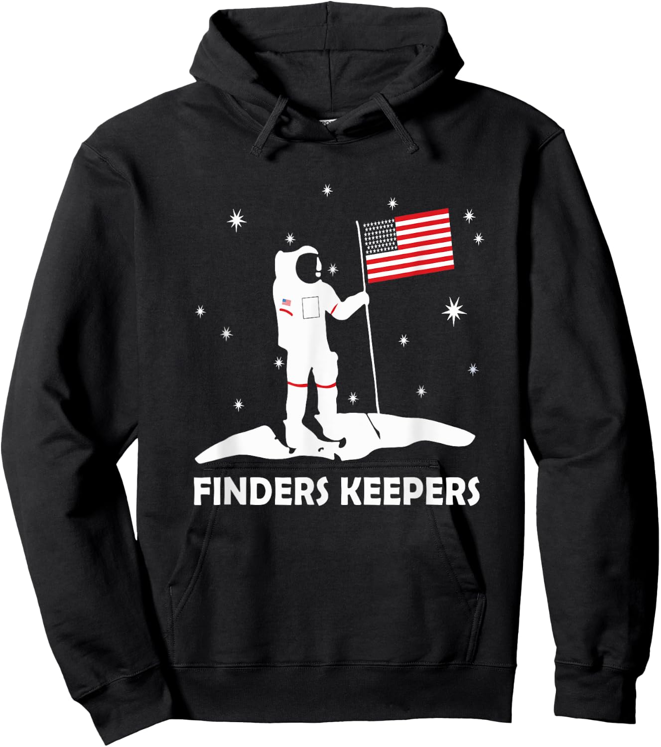 Finders Keepers Man Walking on Moon Hoodie - Hoodie | Black