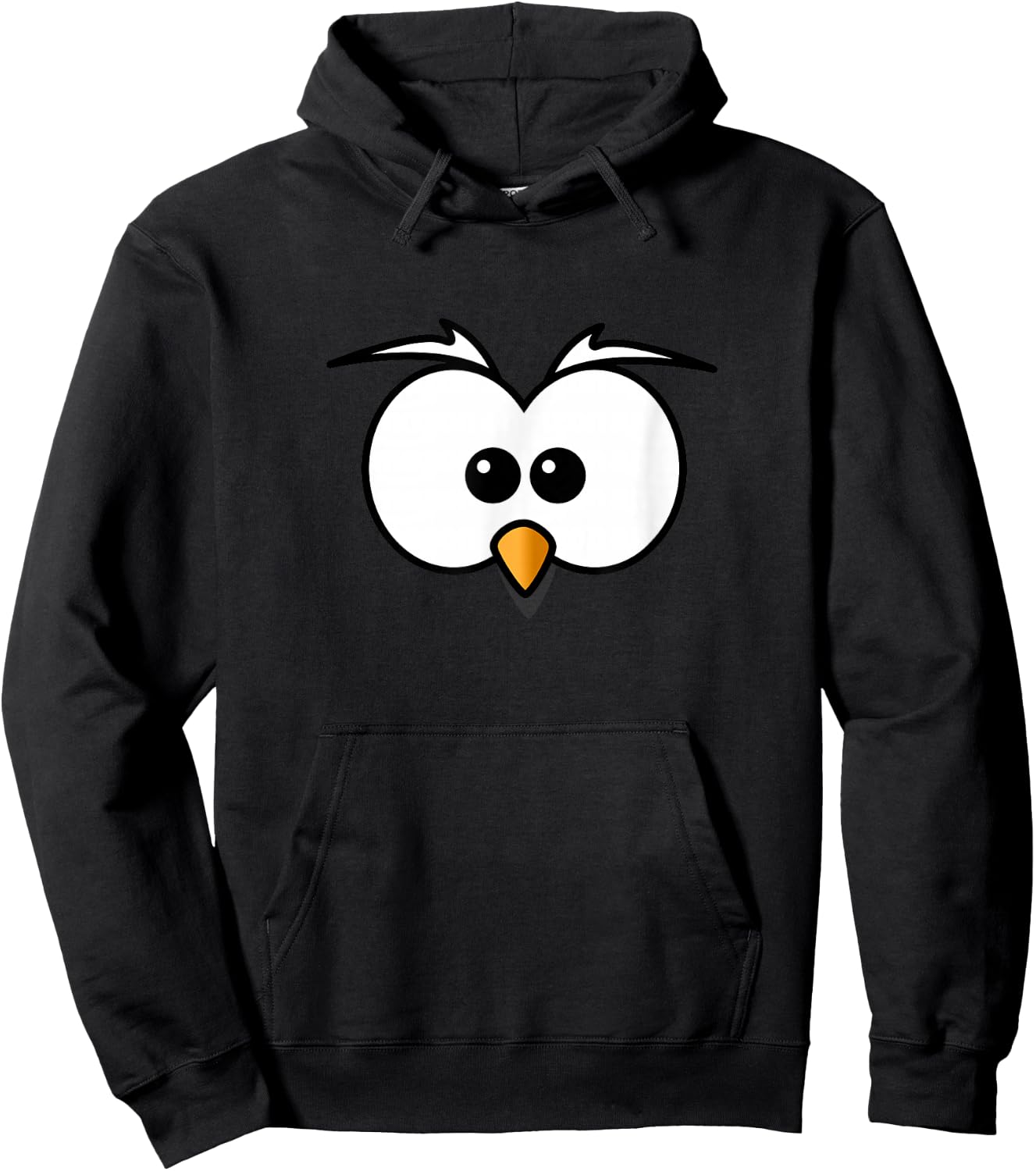 Angry Sneaky Bird Eyes Hoodie - Hoodie | Black
