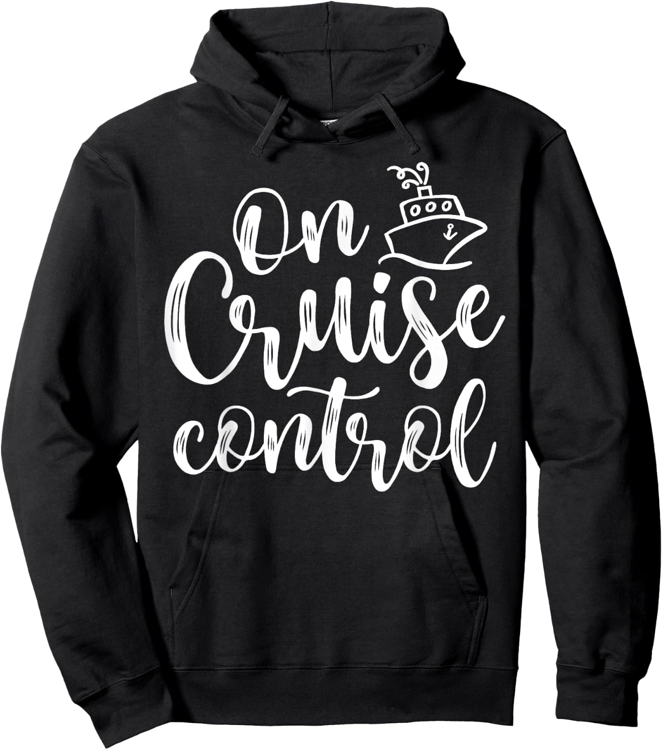 On Cruise Control Summer Vacation Travel Funny Hoodie - Hoodie | Black