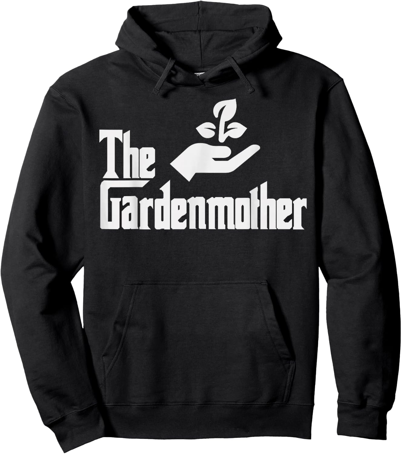 Funny Mothers Day The Gardenmother Gardener Gardening Mom Hoodie - Hoodie | Black