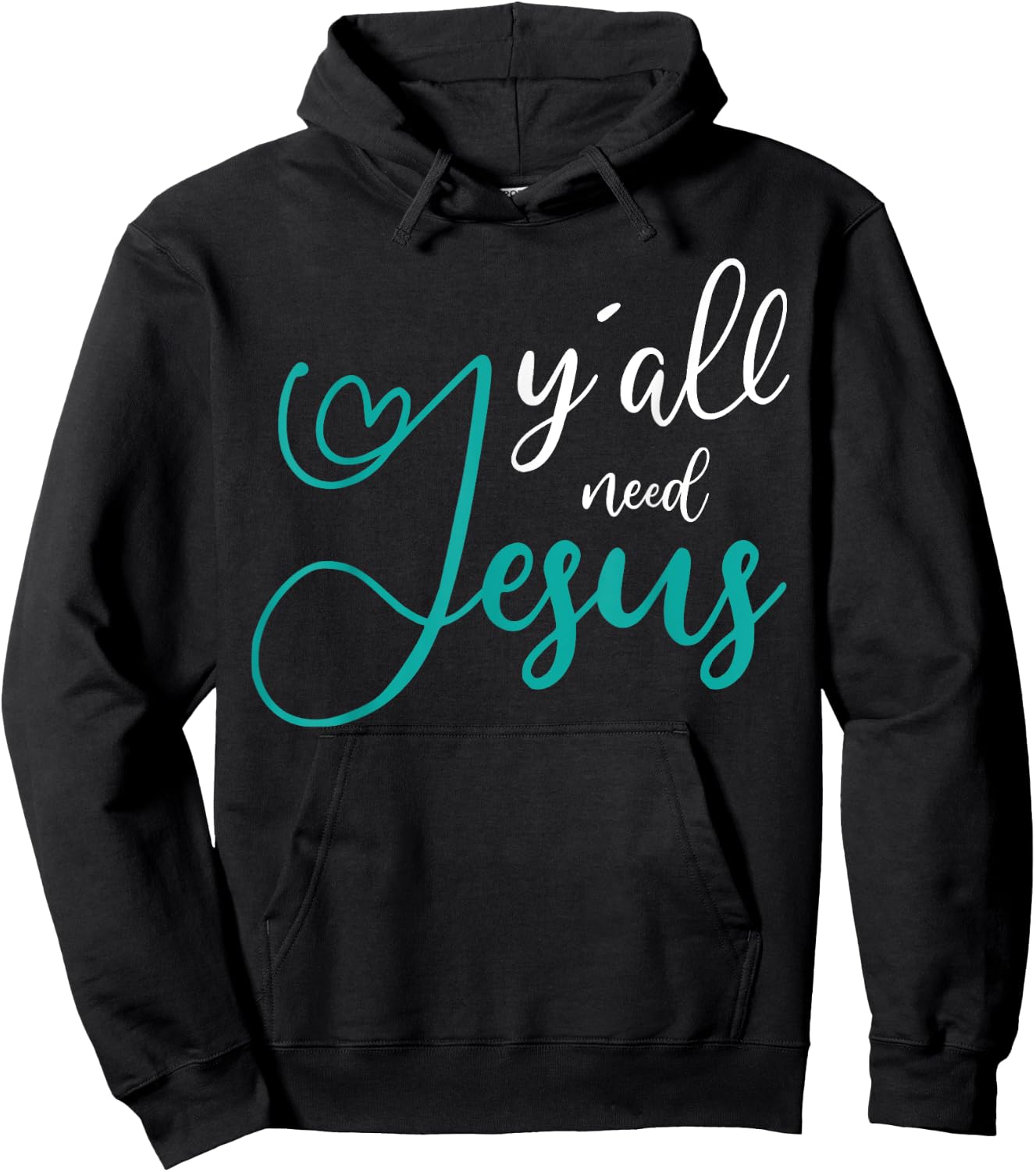 Yall need Jesus Hoodie - Hoodie | Black