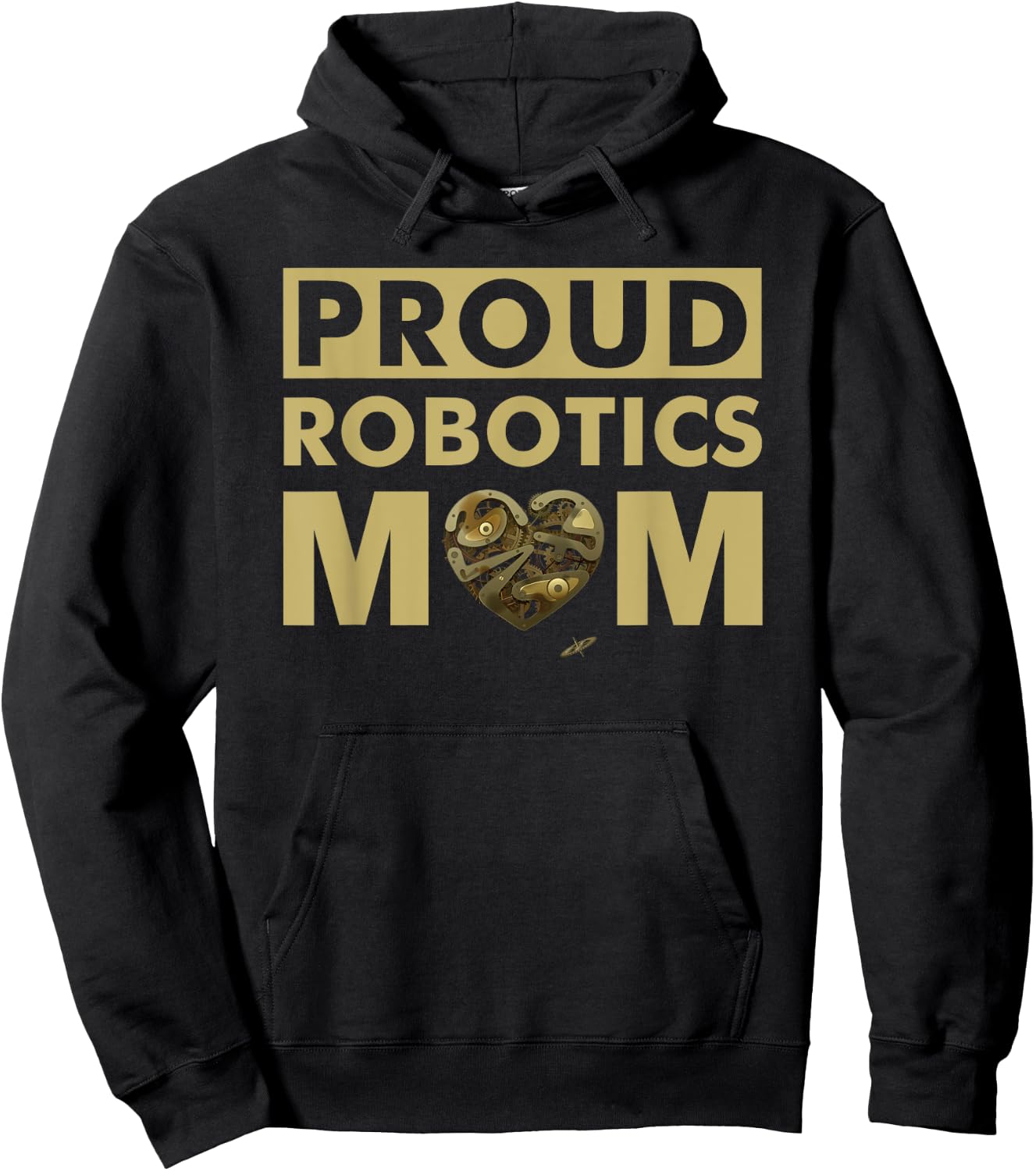 Proud Robotics Mom - Robot Hoodie - Hoodie | Black