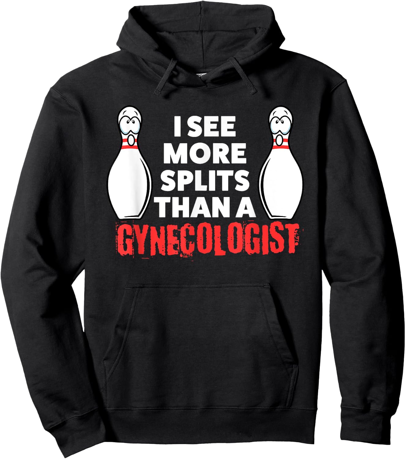 Funny Bowling Shirt Husband Or Adults Hoodie - Hoodie | Black