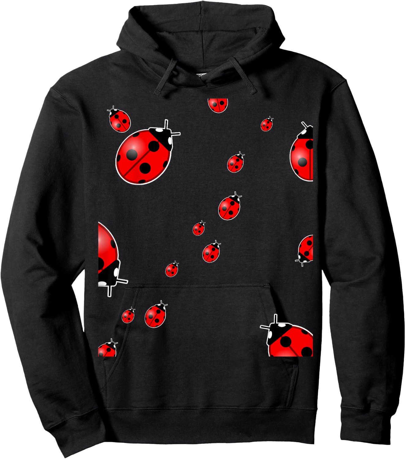 Ladybird Cute Ladybugs Bugs Lover Gift Hoodie - Hoodie | Black