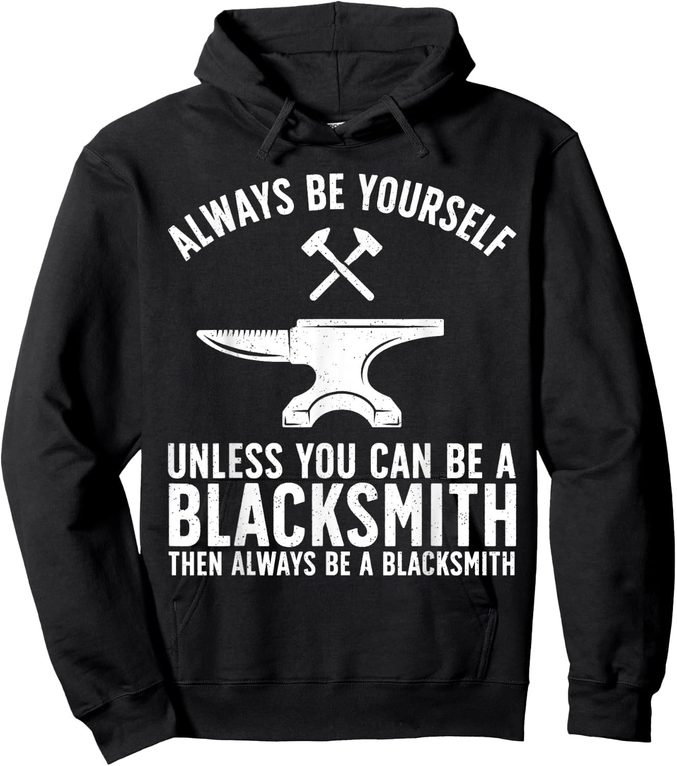 Cool Blacksmith Art Blacksmithing Forging Blacksmith Hoodie - Hoodie | Black