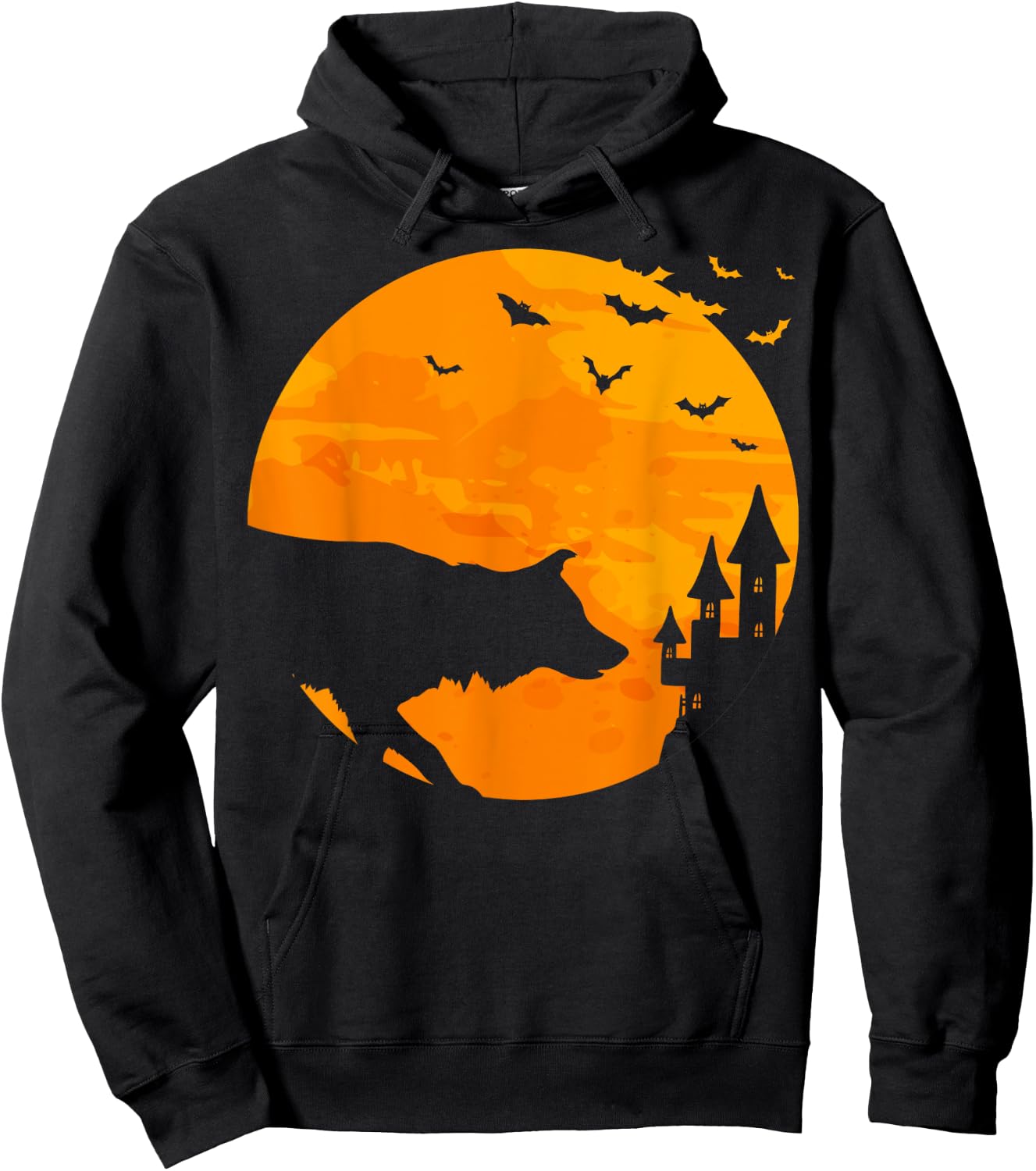 Border Collie Scary Halloween T Shirt Hoodie - Hoodie | Black