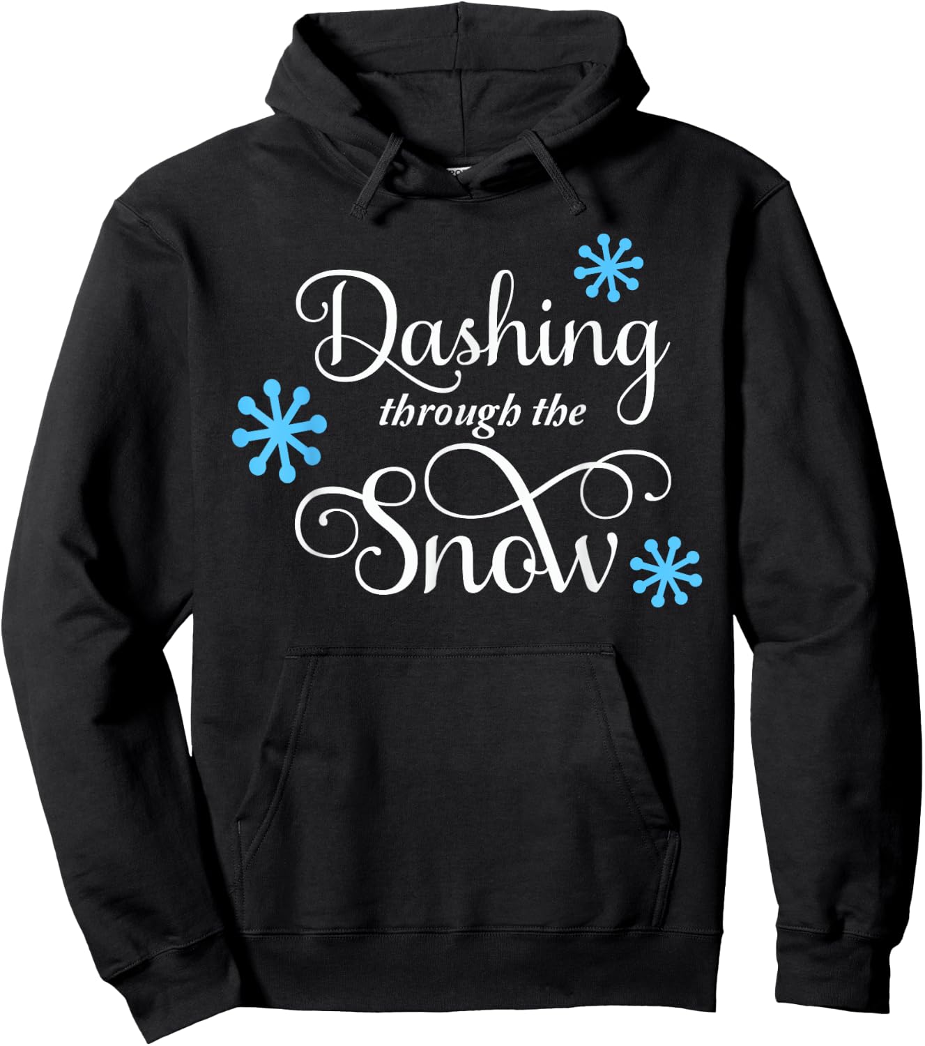 Dashing Through The Snow Hoodie - Hoodie | Black