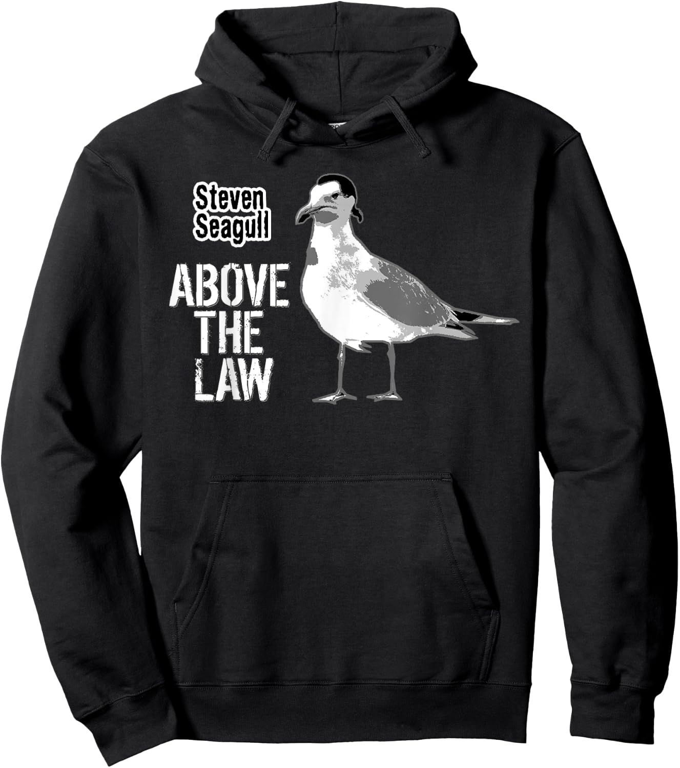 Steven Seagull Hoodie - Hoodie | Black