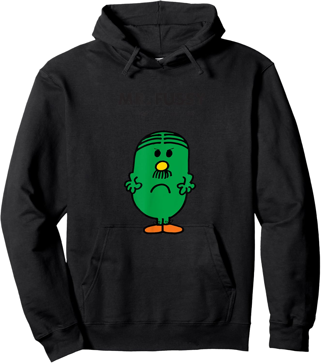 Mr. Men Mr. Fussy Hoodie - Hoodie | Black