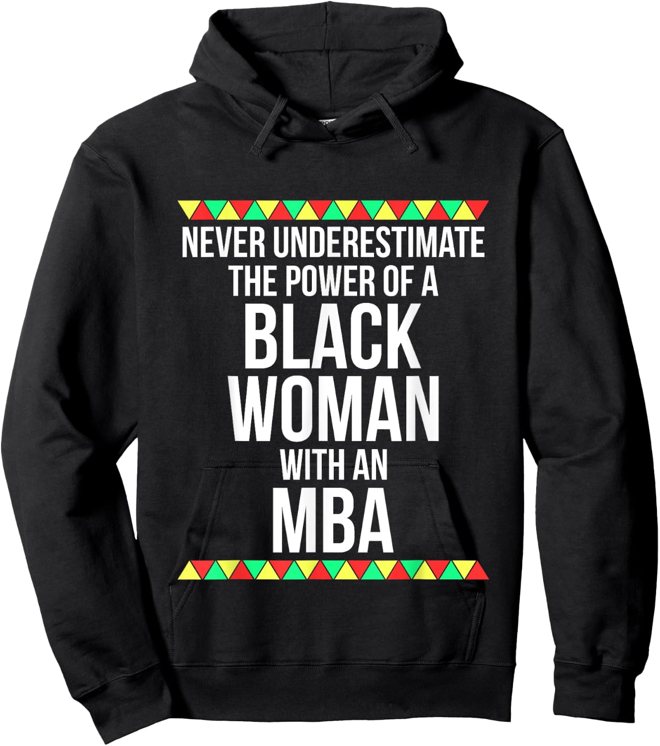 Black Queen MBA Masters Graduation T Shirt Hoodie - Hoodie | Black