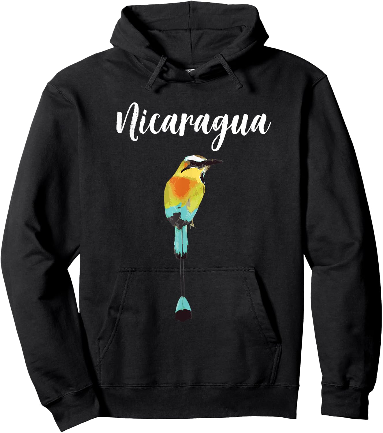 Nicaragua Guardabarranco Nicaraguan Bird Nica SOS Managua Hoodie - Hoodie | Black