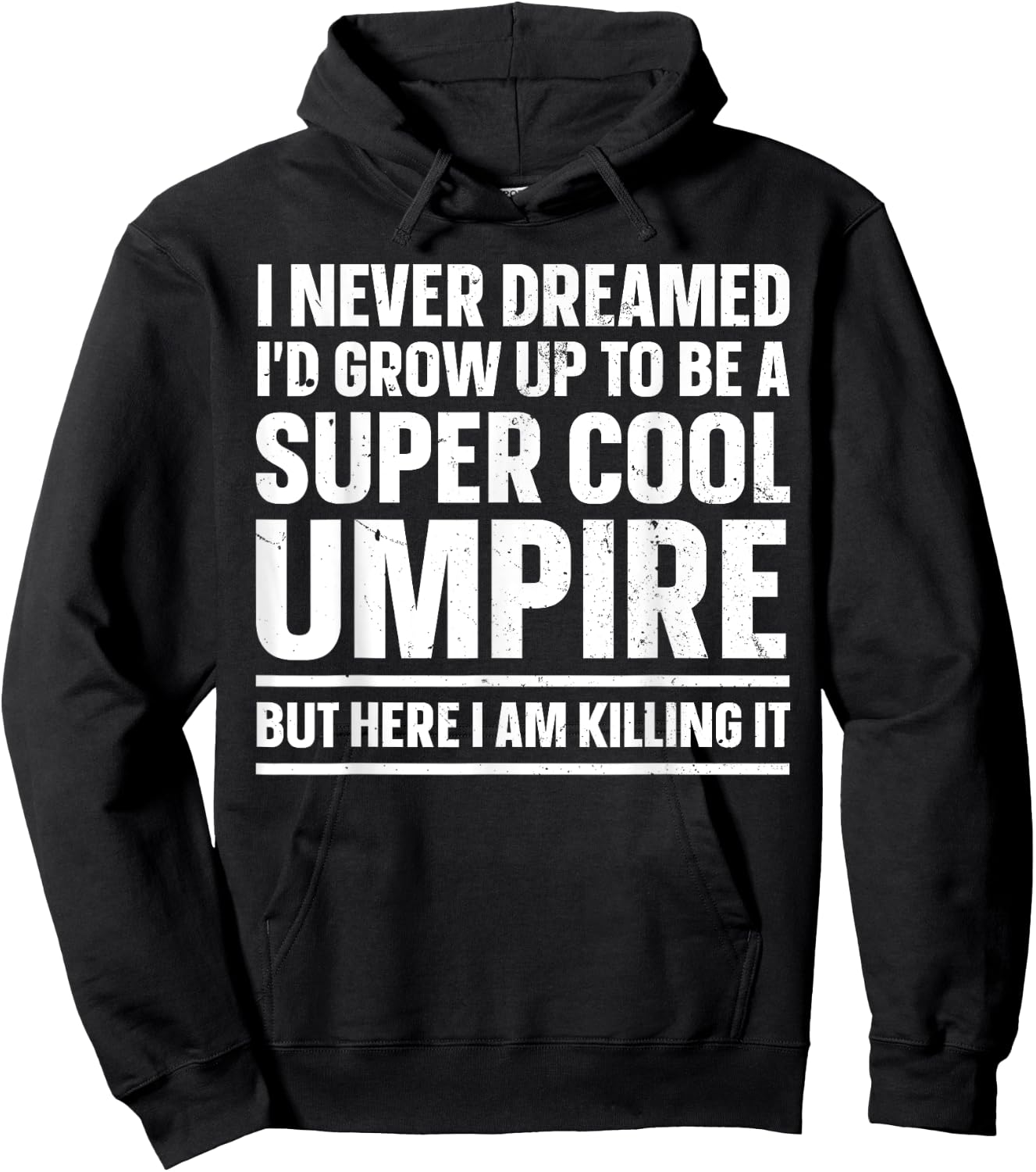 Best Umpire Art Women Official Referee Sport Umpire Hoodie - Hoodie | Black