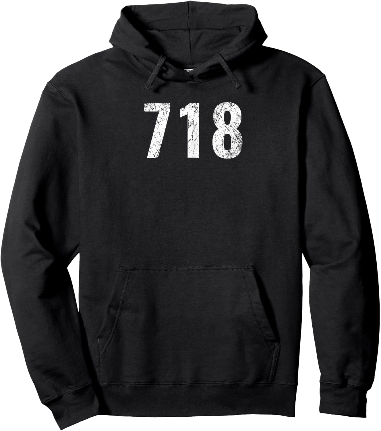 718 - Area Code T shirt New York City Hoodie - Hoodie | Black