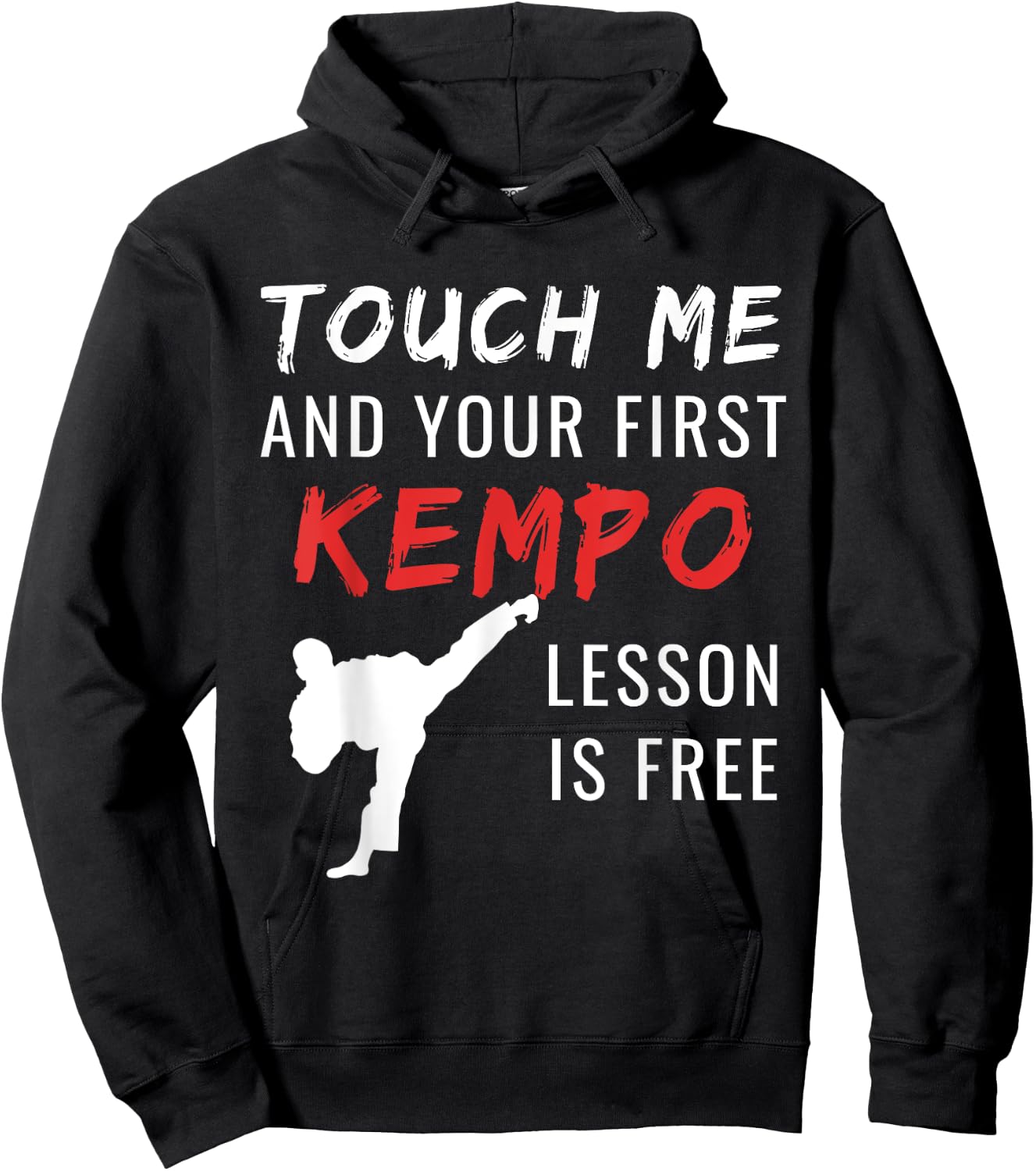 Funny Kempo - Self Defense Instructor Design Hoodie - Hoodie | Black