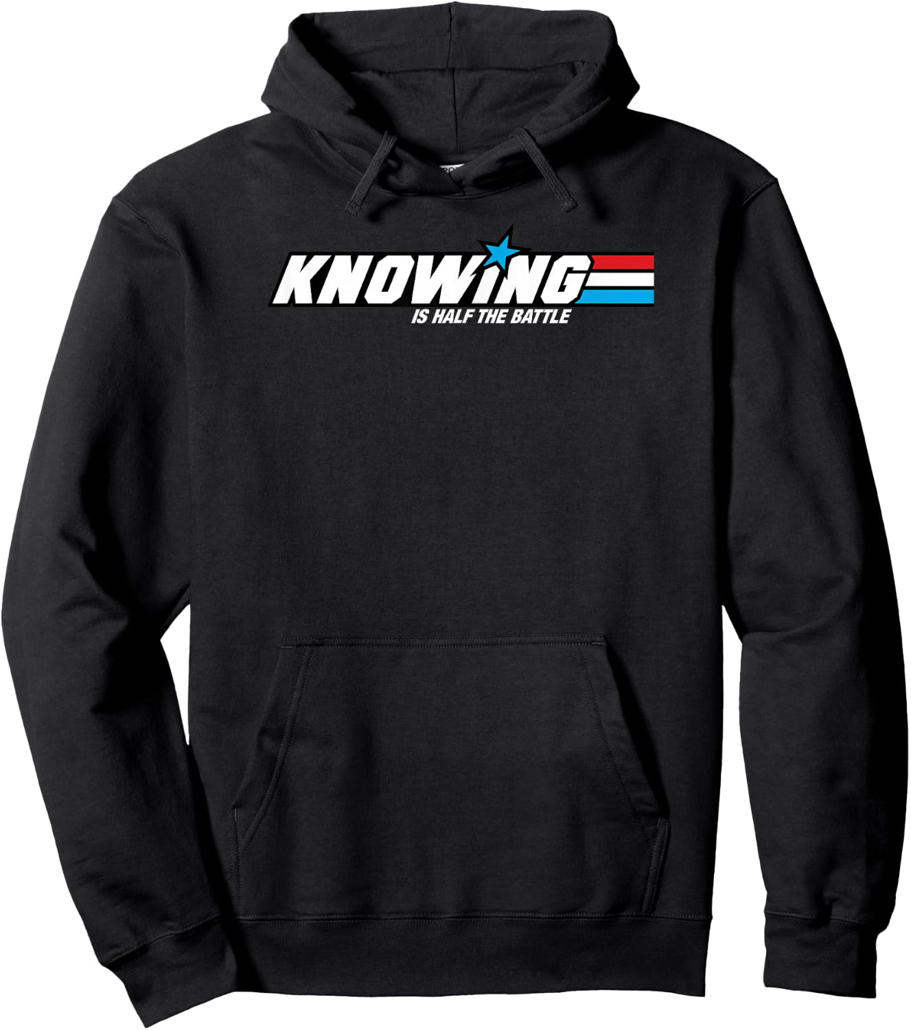 Knowing is Half The Battle 80s Hoodie - Hoodie | Black